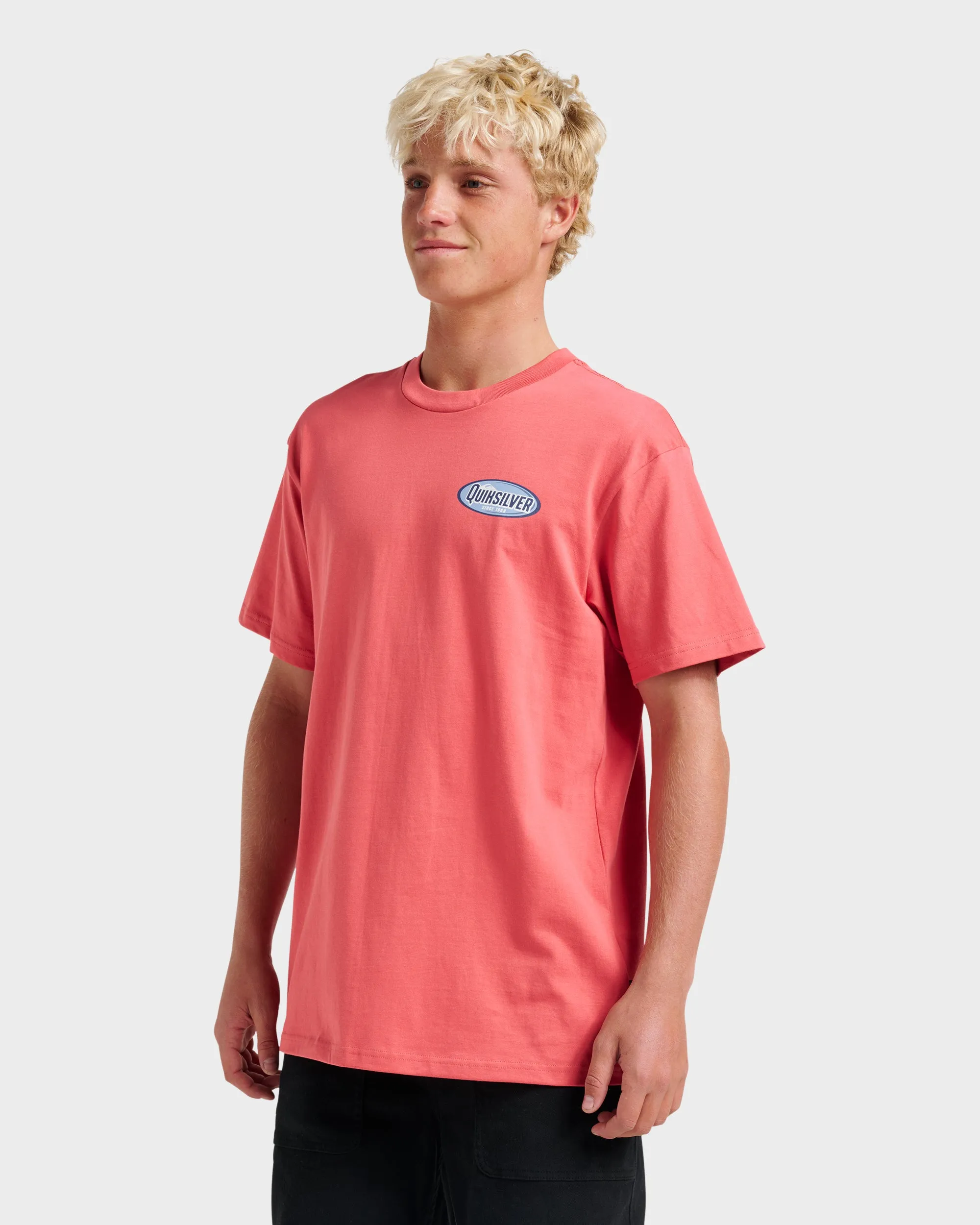 Cresent Speed Classic T-shirt - Mineral Red sold by Quiksilver product image thumbnail 3