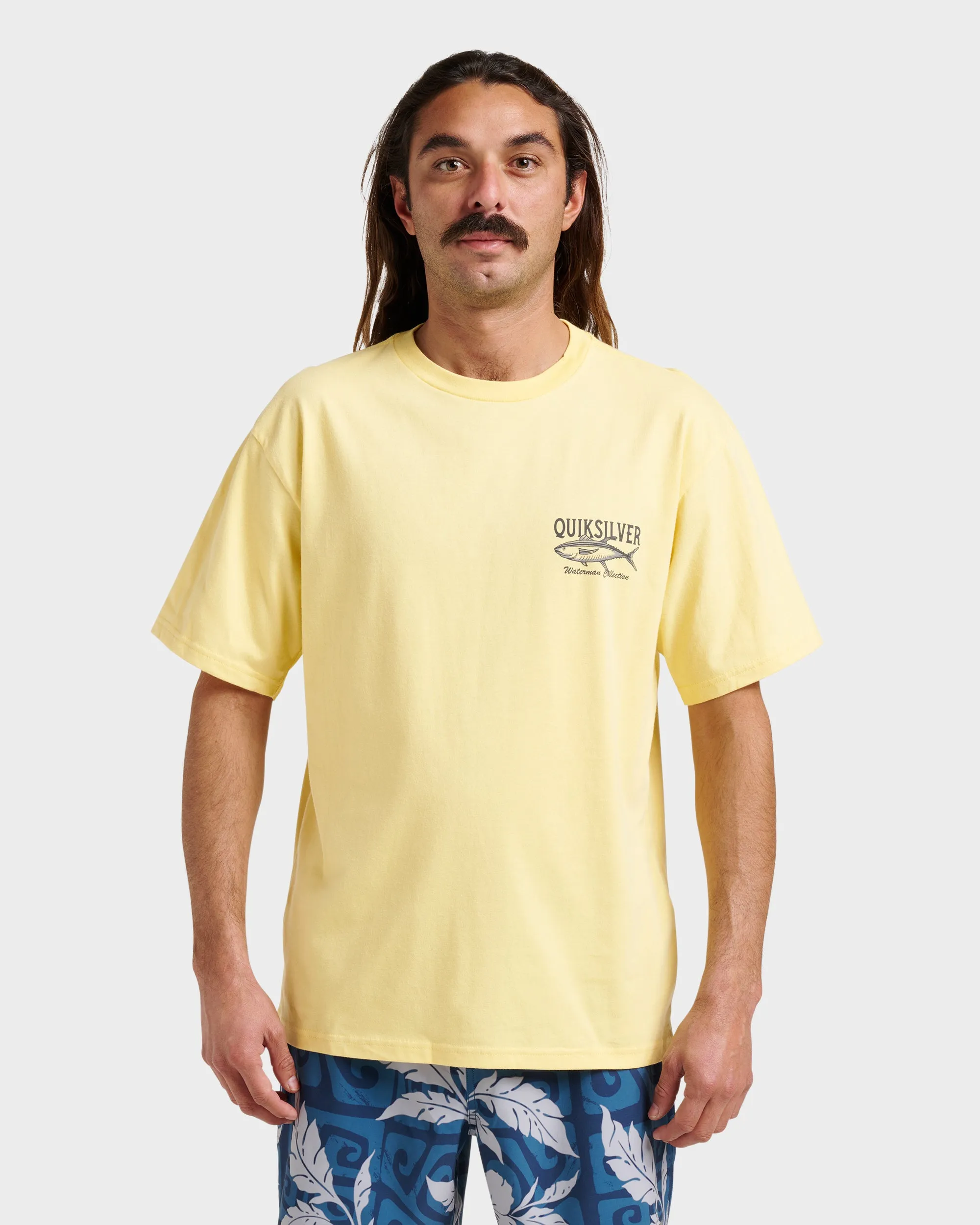 Waterman Deep Waters Classic T-shirt - Dusky Citron sold by Quiksilver