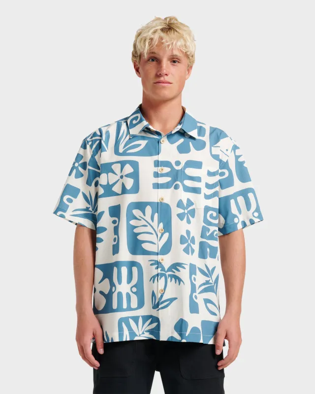 Waterman Dunes Shirt - White sold by Quiksilver