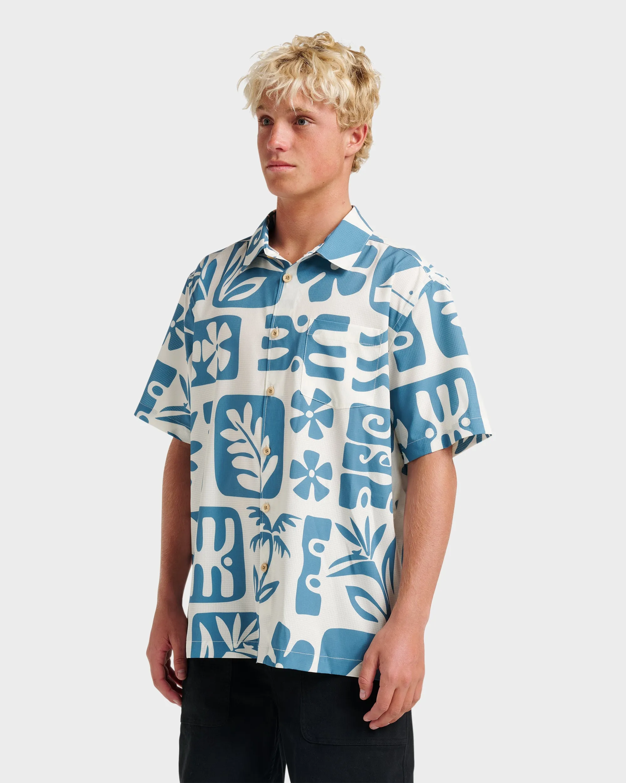 Waterman Dunes Shirt - White sold by Quiksilver product image thumbnail 3