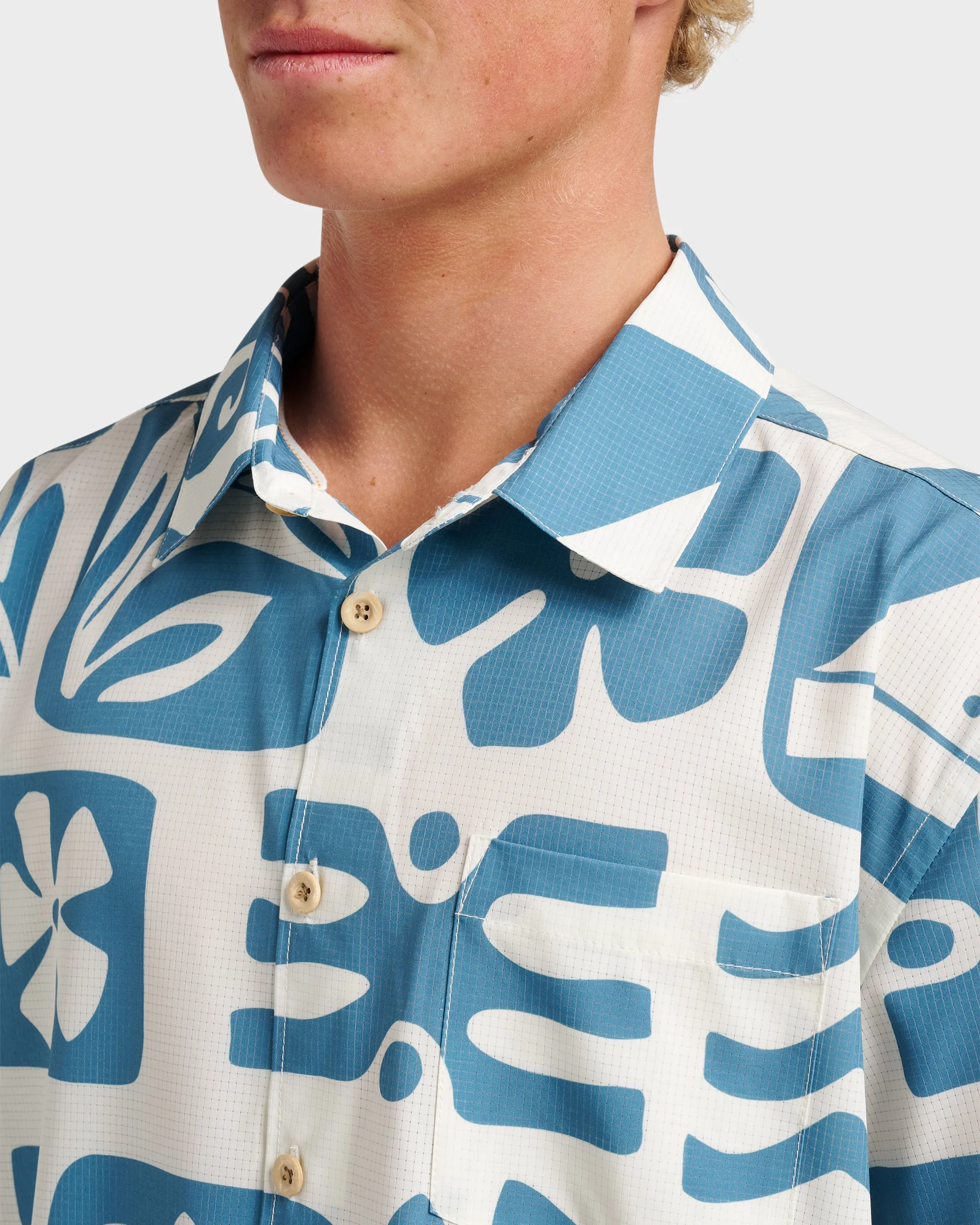 Waterman Dunes Shirt - White sold by Quiksilver product image thumbnail 4