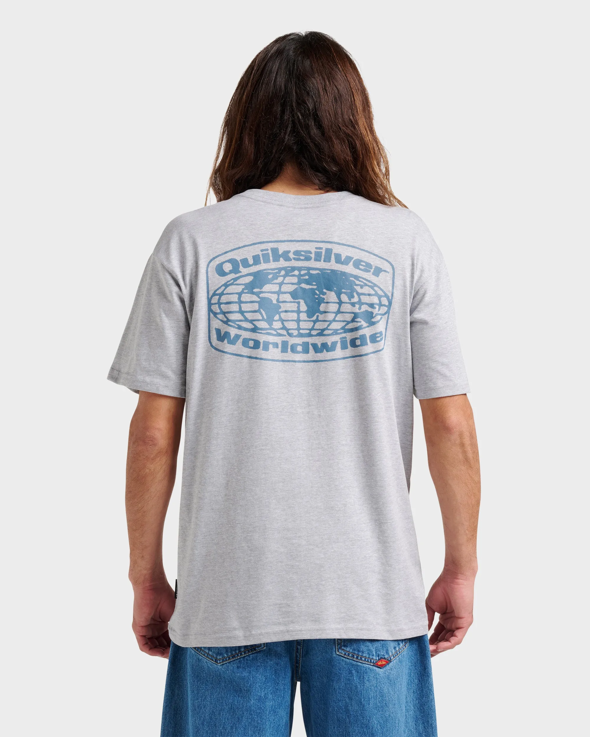 Global Local Classic T-shirt - Athletic Gray sold by Quiksilver product image thumbnail 2