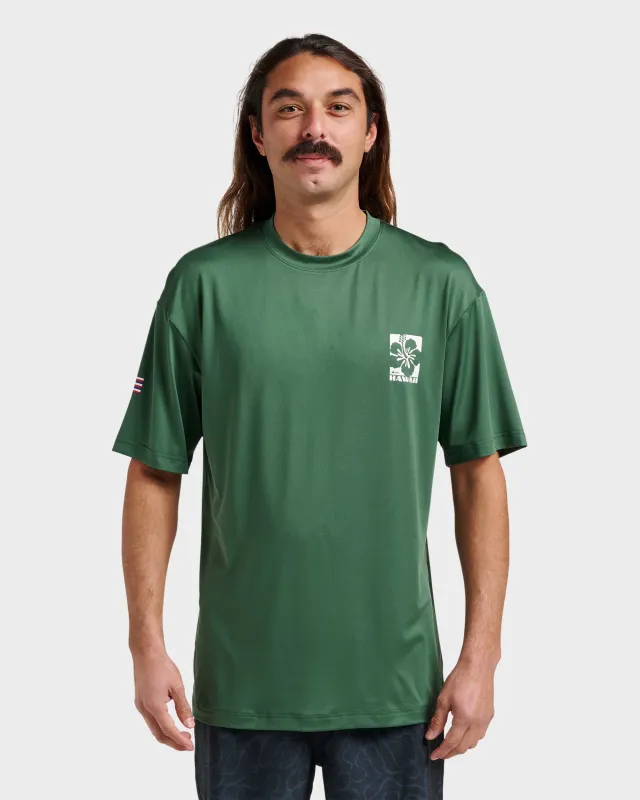 Hi Surf Tee Short Sleeve - Trekking Green sold by Quiksilver