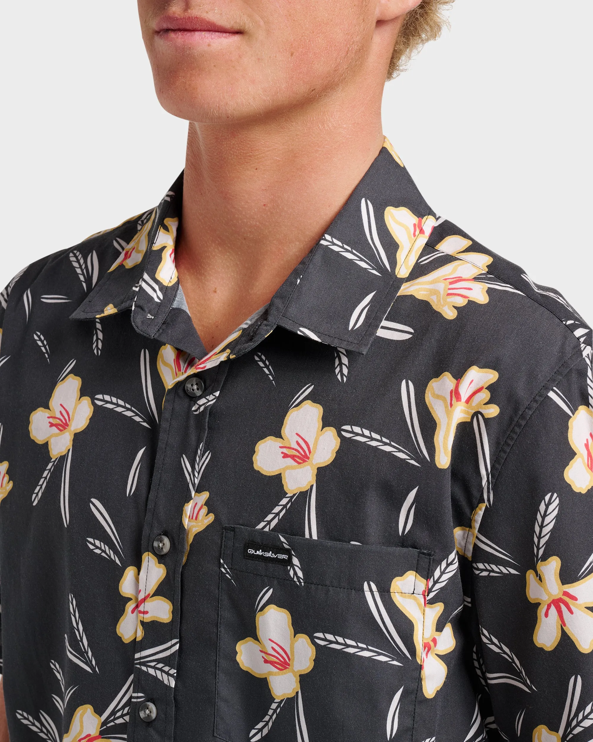 Kaneohe Classic Short Sleeve Shirt - Phantom sold by Quiksilver product image thumbnail 4