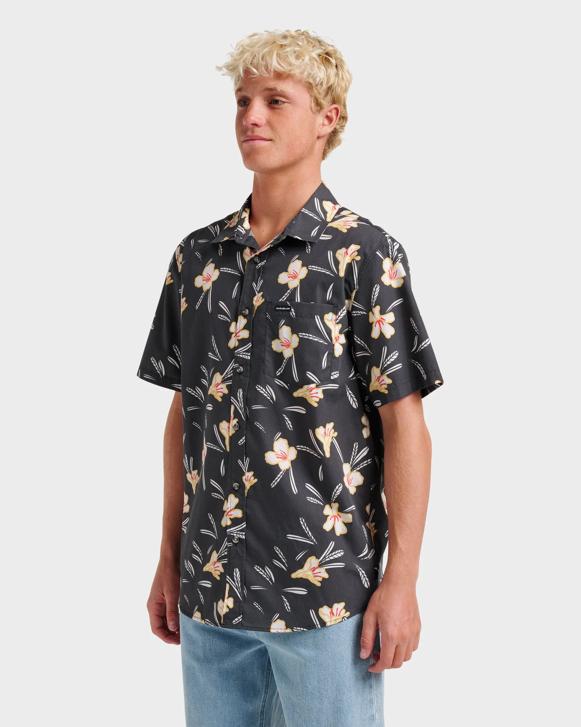 Kaneohe Classic Short Sleeve Shirt - Phantom sold by Quiksilver product image thumbnail 3