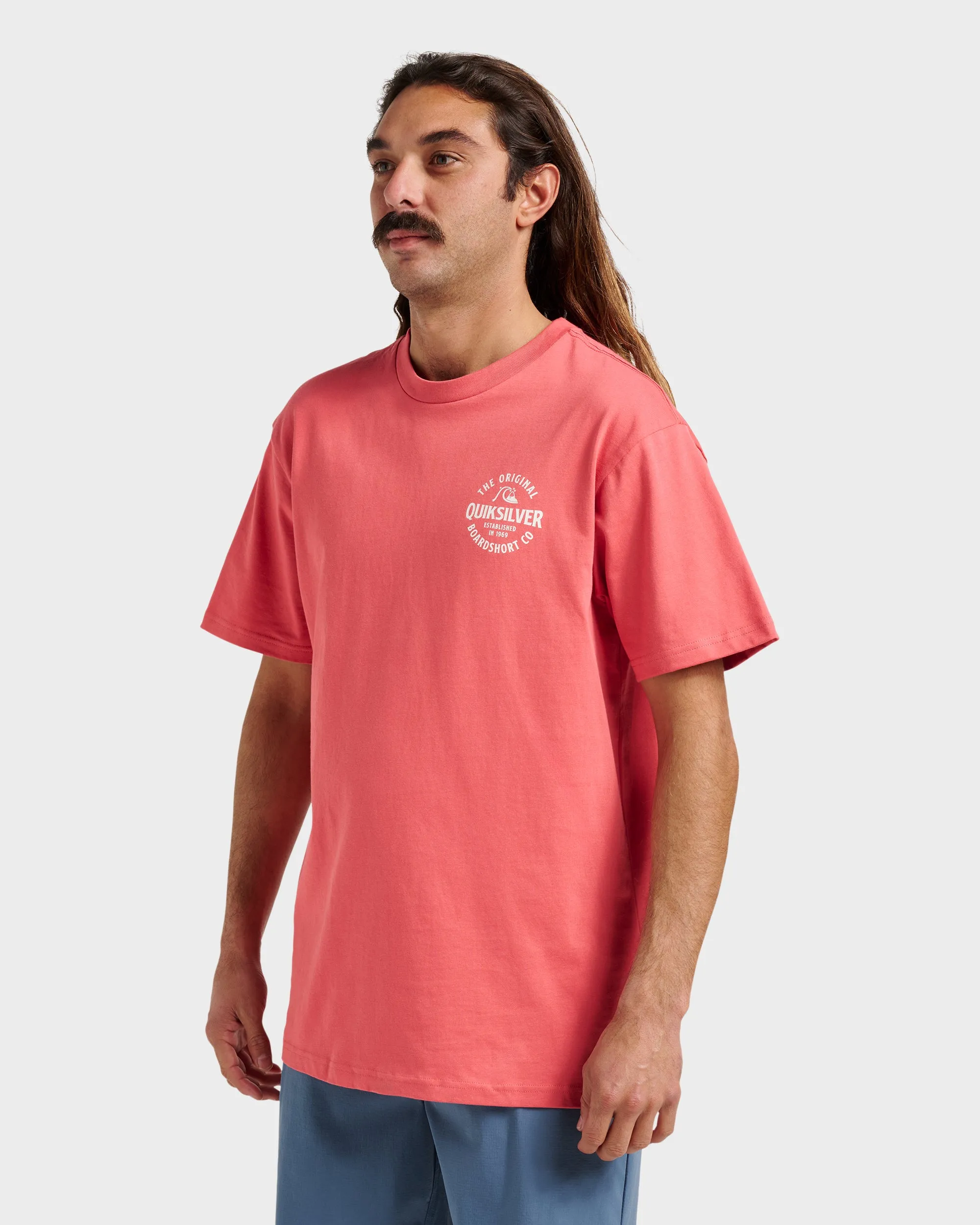 Locked Up Classic T-shirt - Mineral Red sold by Quiksilver product image thumbnail 3