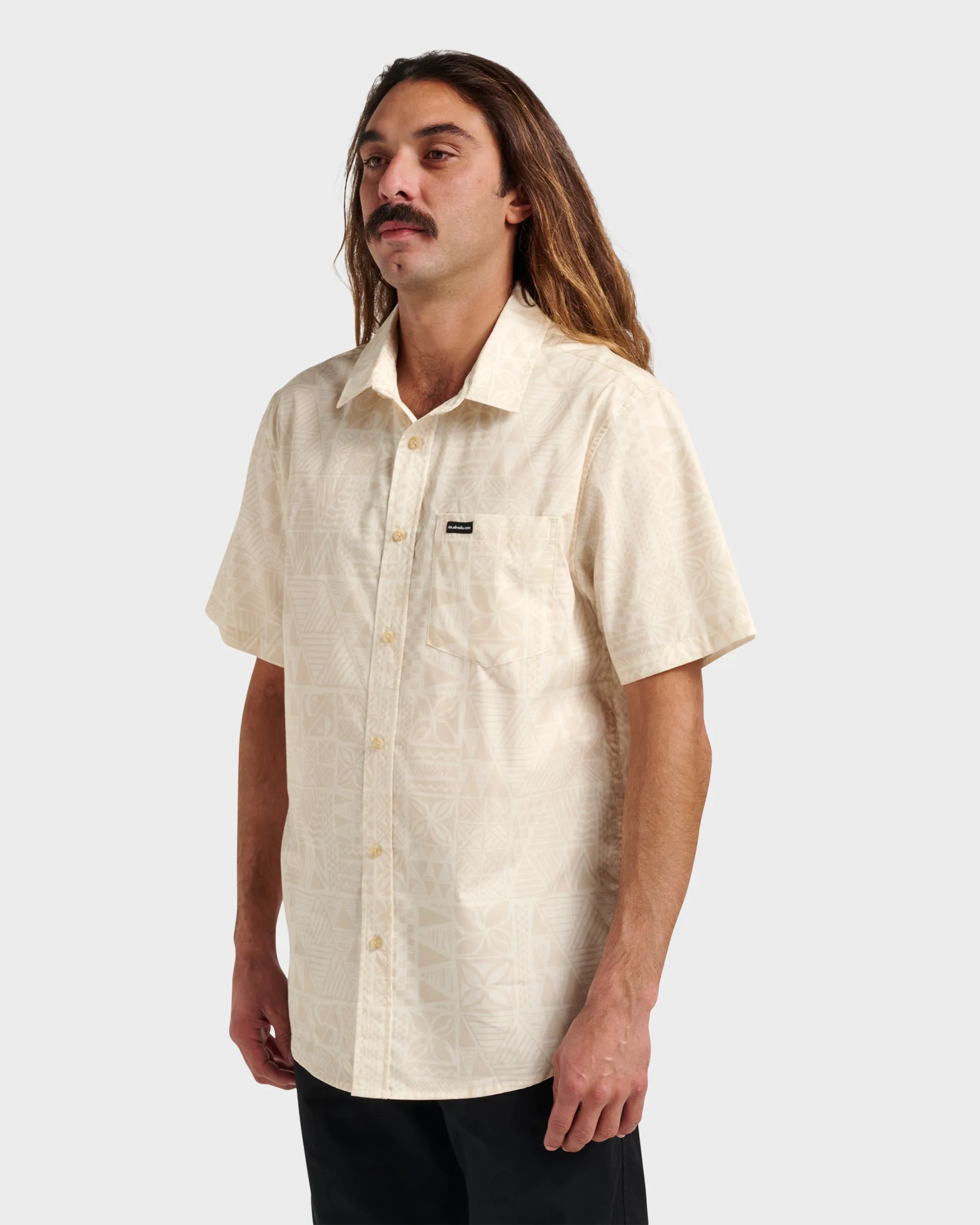 Makaha Classic Short Sleeve Shirt - Off White sold by Quiksilver product image thumbnail 3