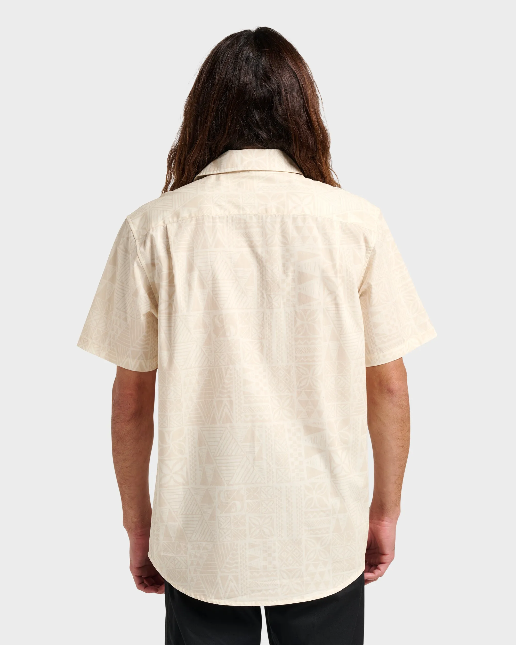 Makaha Classic Short Sleeve Shirt - Off White sold by Quiksilver product image thumbnail 2