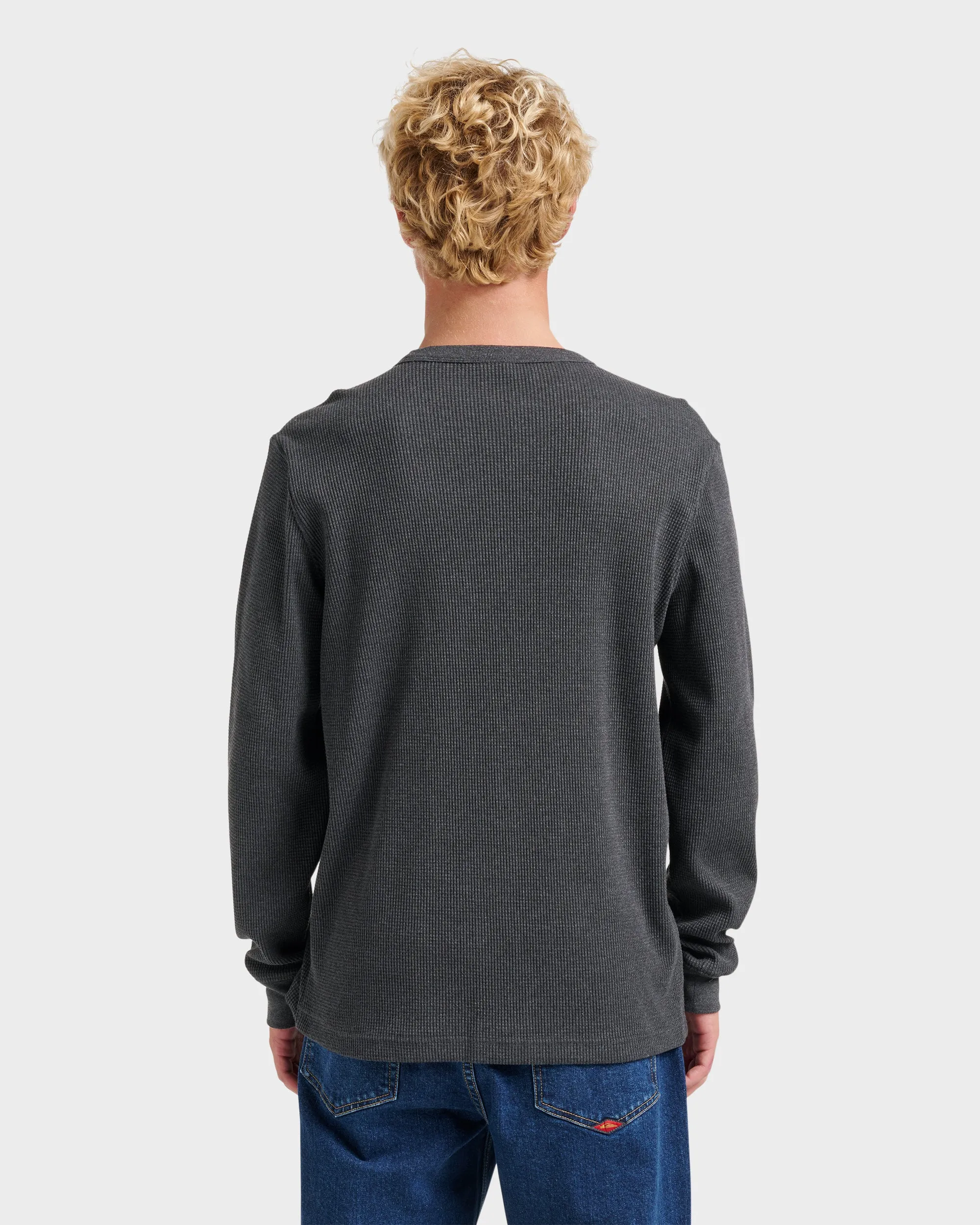 Nelson Long Sleeve Thermal Top - Black sold by Quiksilver product image thumbnail 2