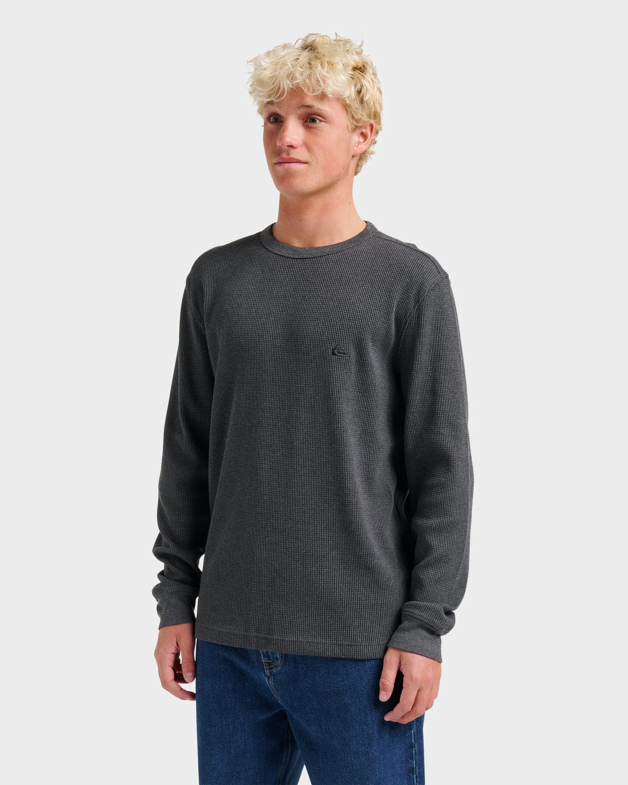 Nelson Long Sleeve Thermal Top - Black sold by Quiksilver product image thumbnail 3