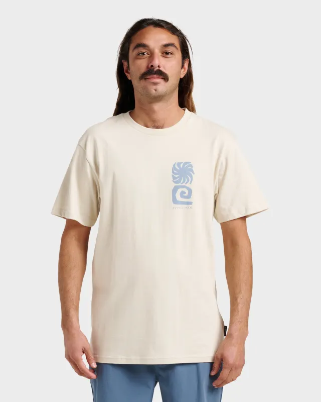 Peaceful Livin Classic T-shirt - Moonstruck sold by Quiksilver