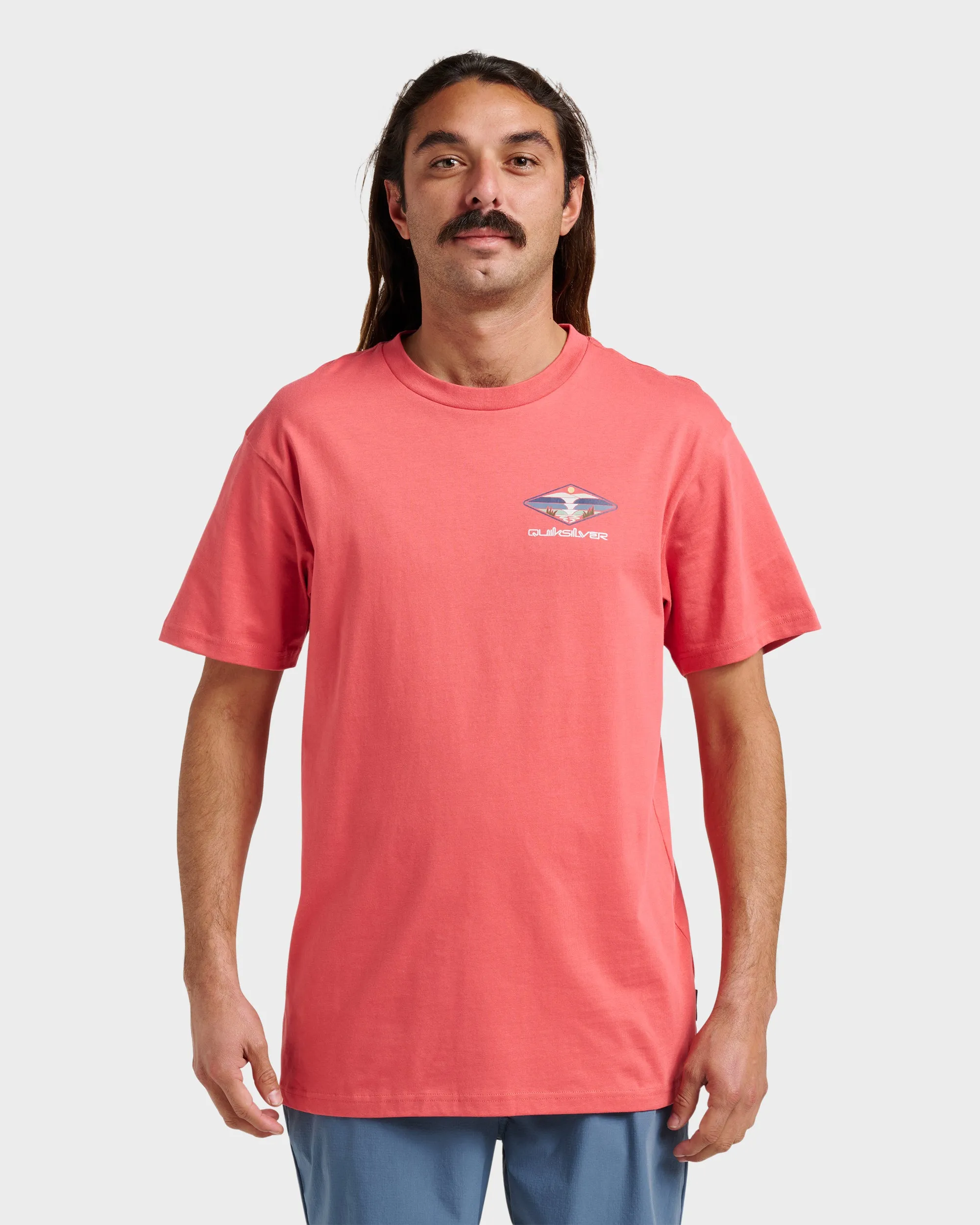 Peak Day Classic T-shirt - Mineral Red sold by Quiksilver