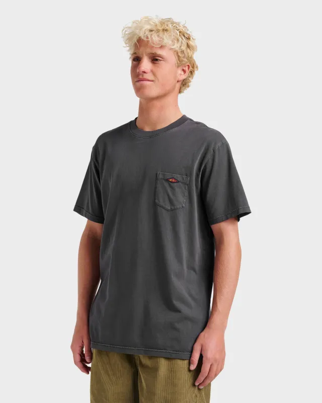 Saltwater Pocket Tee - Phantom sold by Quiksilver