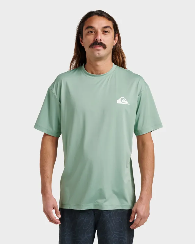 Everyday Short Sleeve Surf Tee - Granite Green sold by Quiksilver
