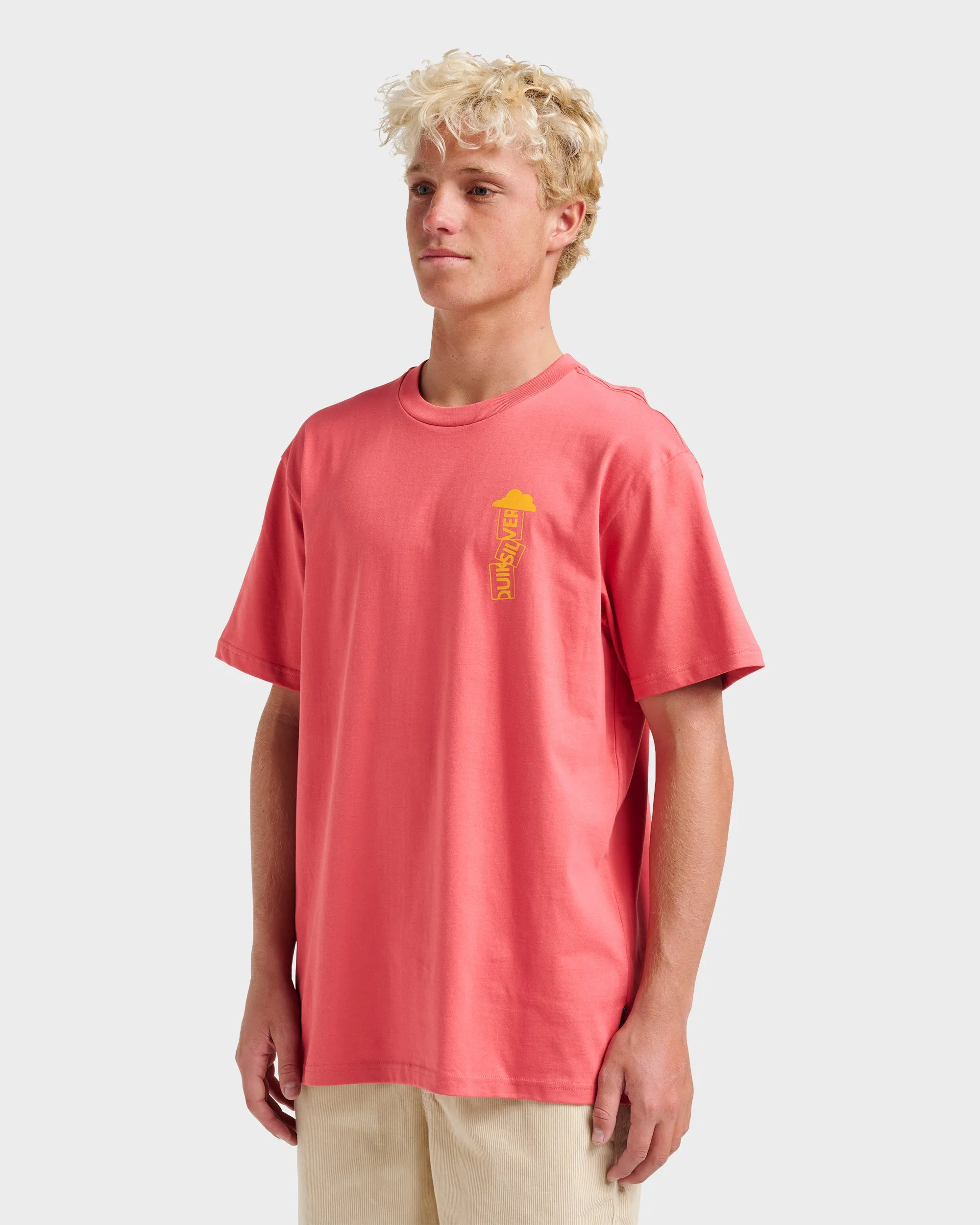 All Welcome Classic T-shirt - Mineral Red sold by Quiksilver product image thumbnail 3