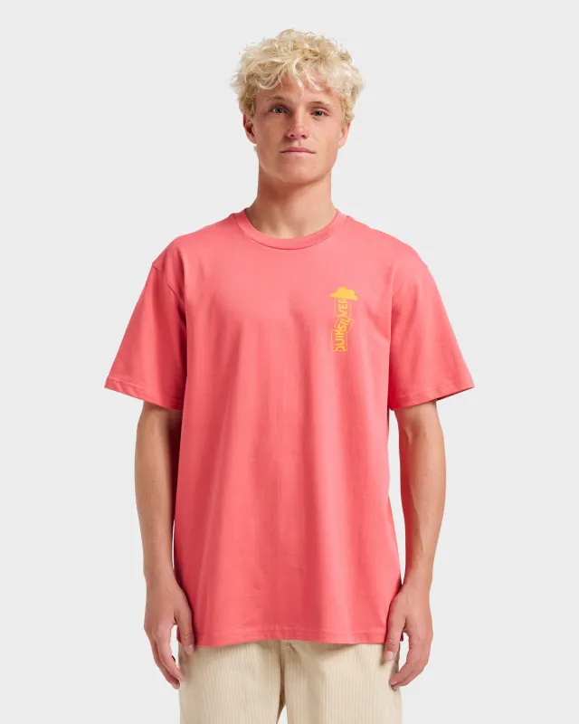 All Welcome Classic T-shirt - Mineral Red sold by Quiksilver