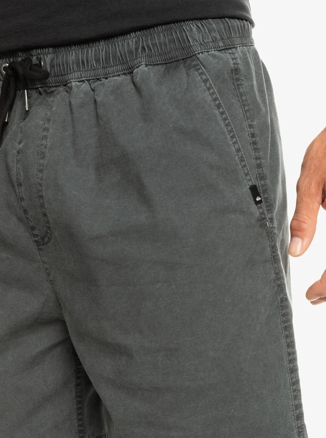 Taxer Elastic Waist Shorts - Black sold by Quiksilver product image thumbnail 5