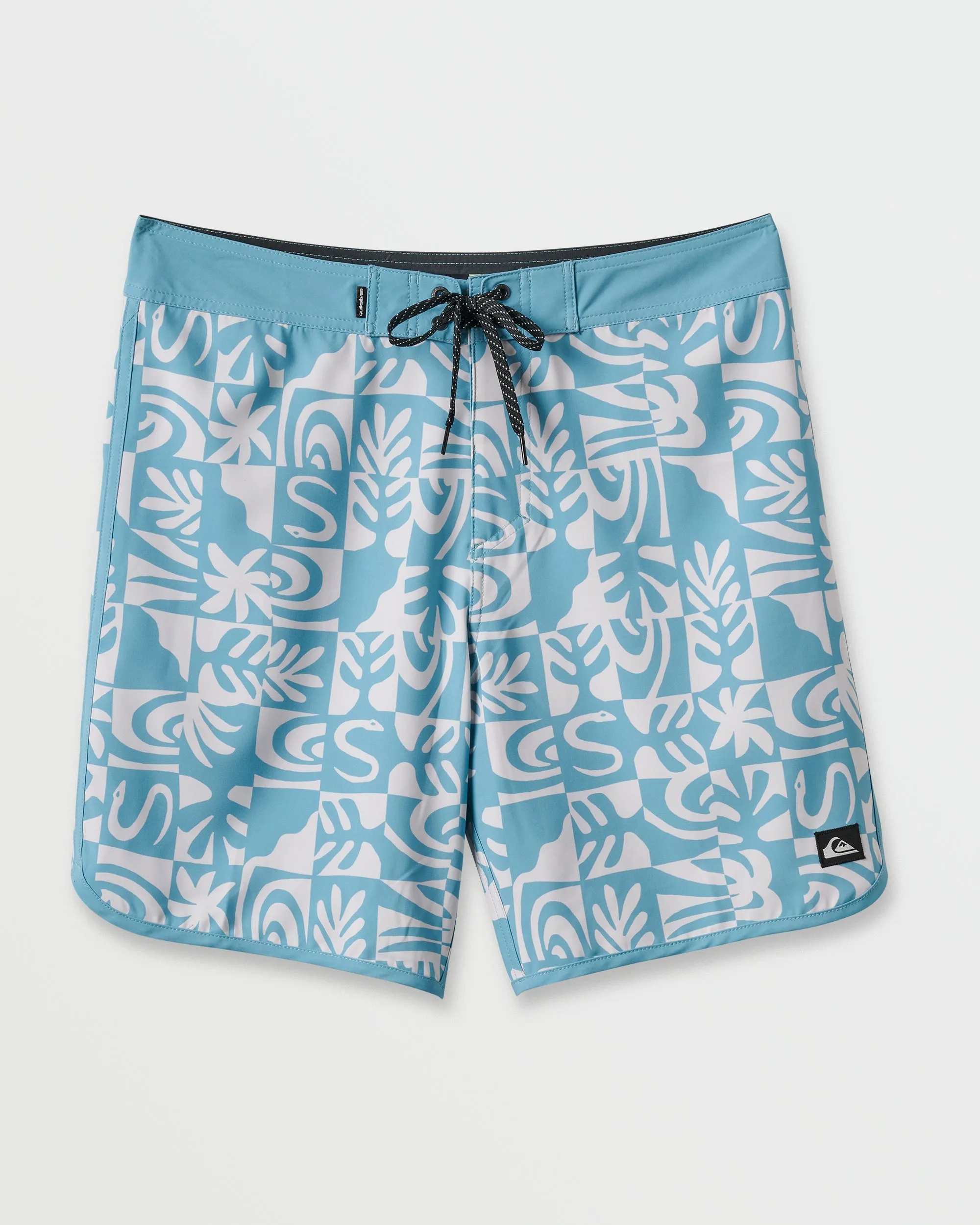 Surfsilk Scallop Terra 19" Boardshorts - Dusty Turquoise sold by Quiksilver product image thumbnail 2