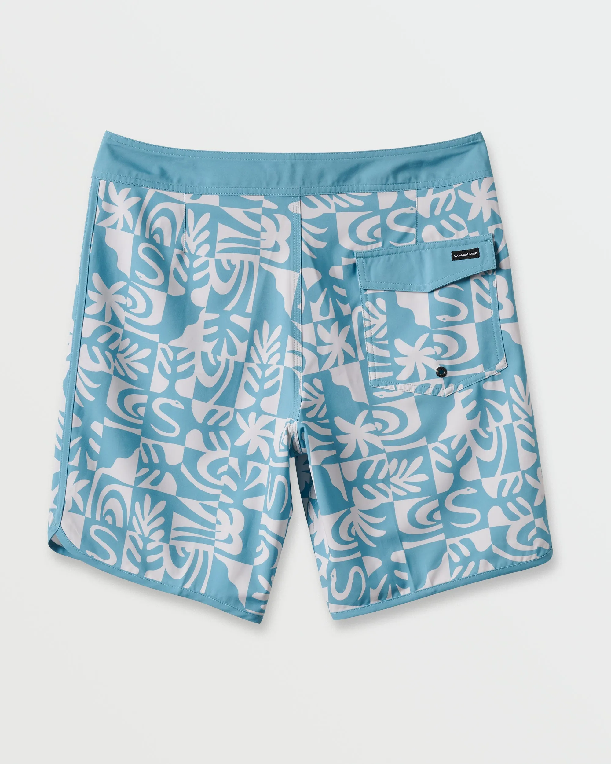 Surfsilk Scallop Terra 19" Boardshorts - Dusty Turquoise sold by Quiksilver product image thumbnail 3