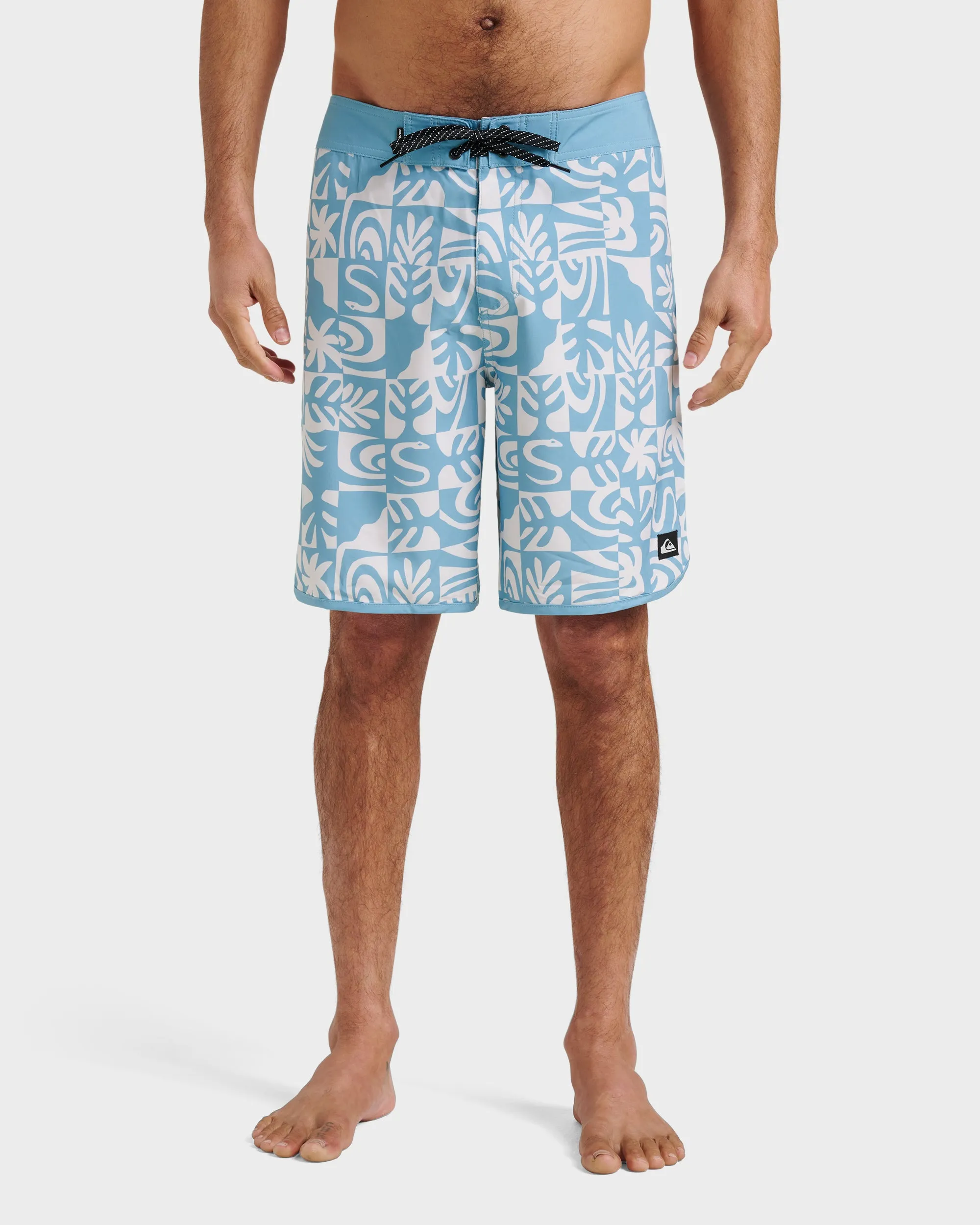 Surfsilk Scallop Terra 19" Boardshorts - Dusty Turquoise sold by Quiksilver