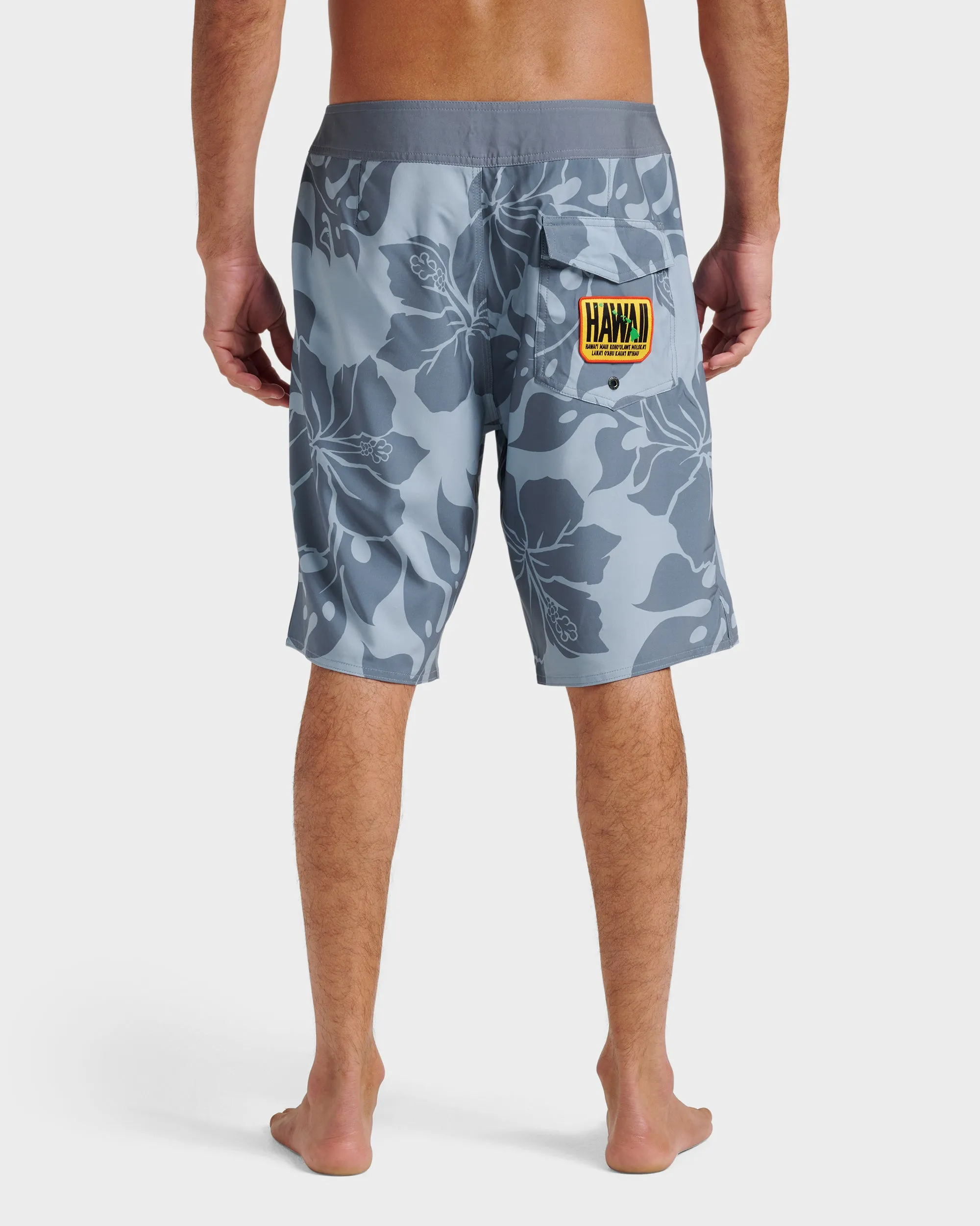Surfsilk Hi Biscus Straight 20" Boardshorts - China Blue sold by Quiksilver product image thumbnail 2