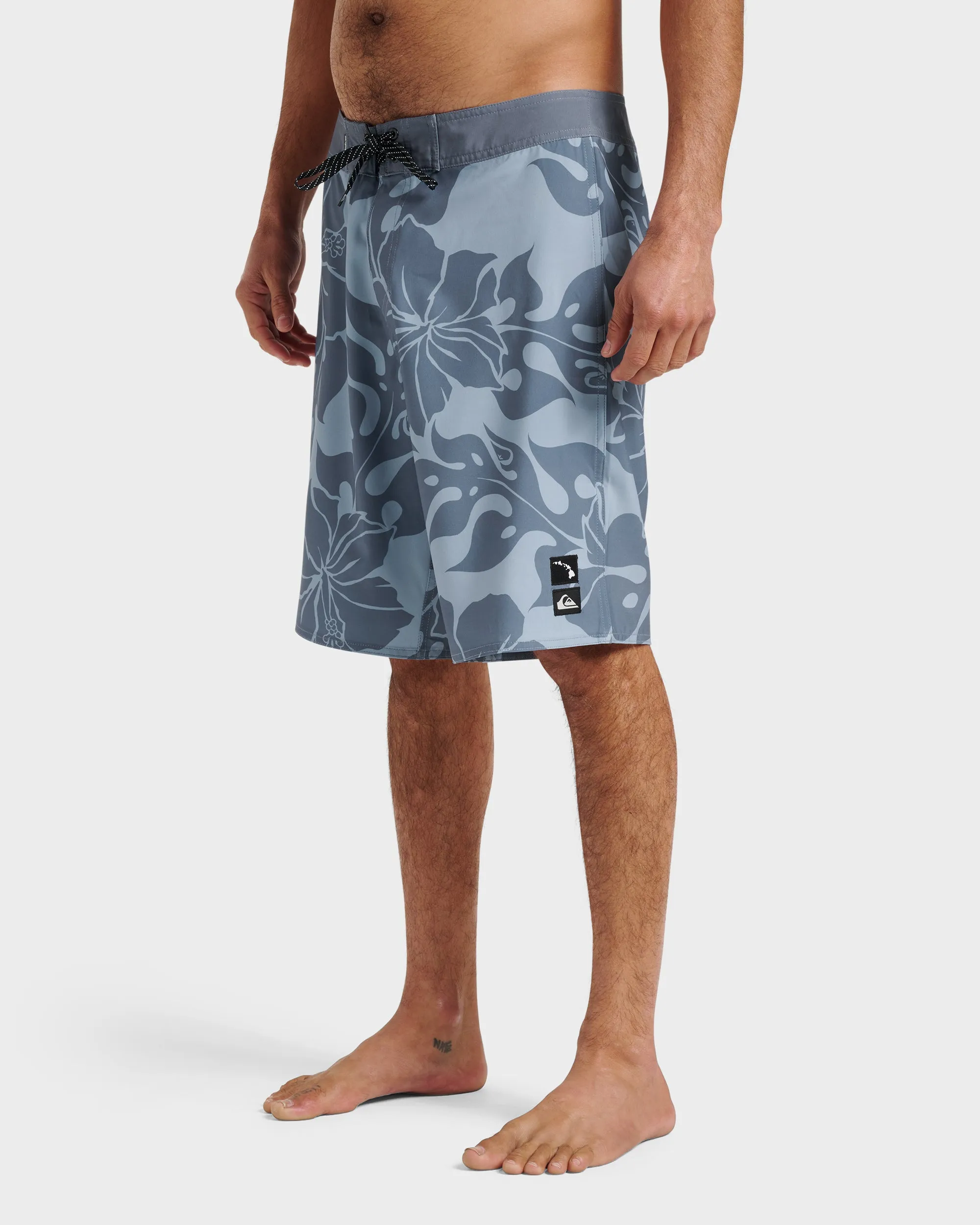 Surfsilk Hi Biscus Straight 20" Boardshorts - China Blue sold by Quiksilver product image thumbnail 3