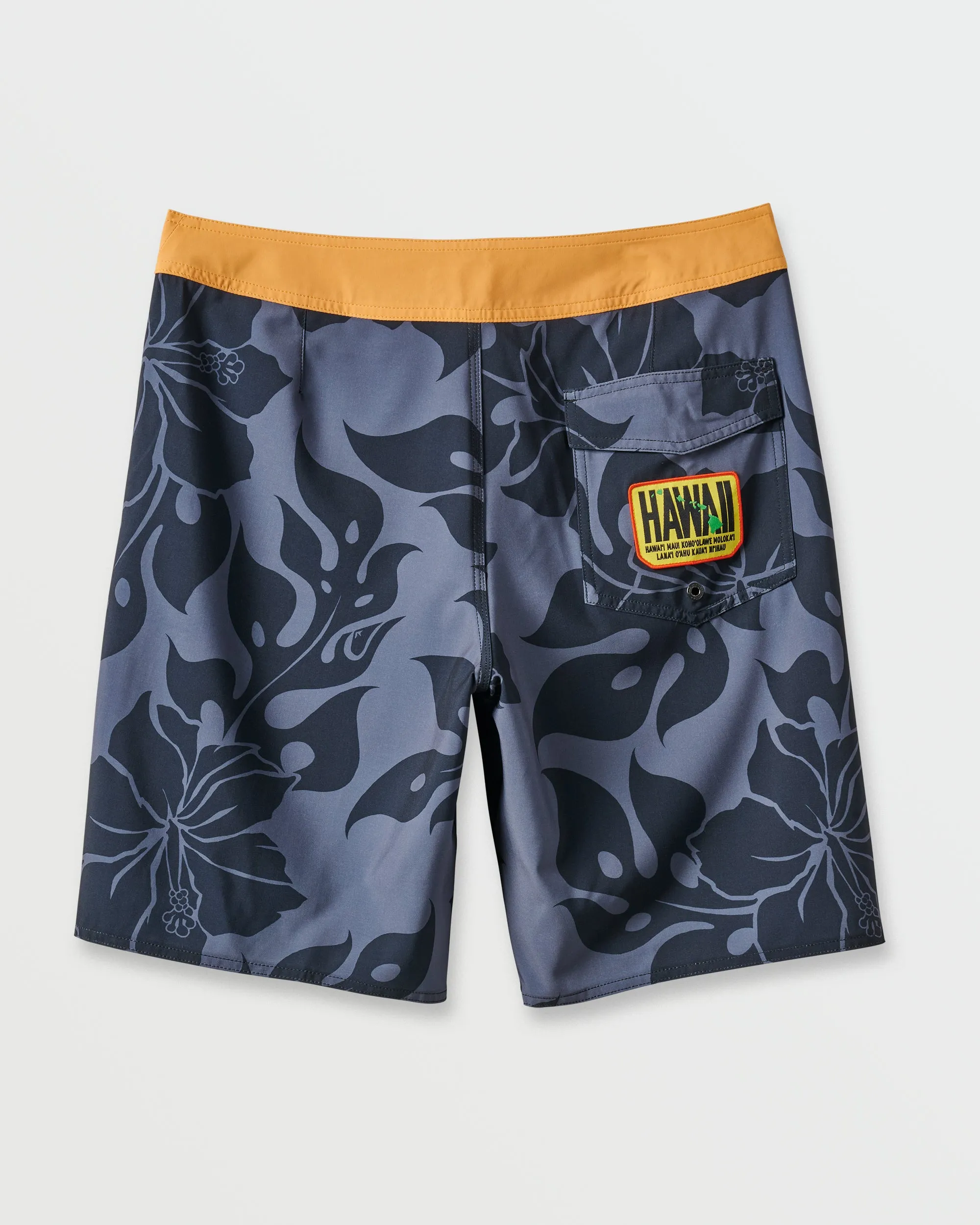 Surfsilk Hi Biscus Straight 20" Boardshorts - Black sold by Quiksilver product image thumbnail 5