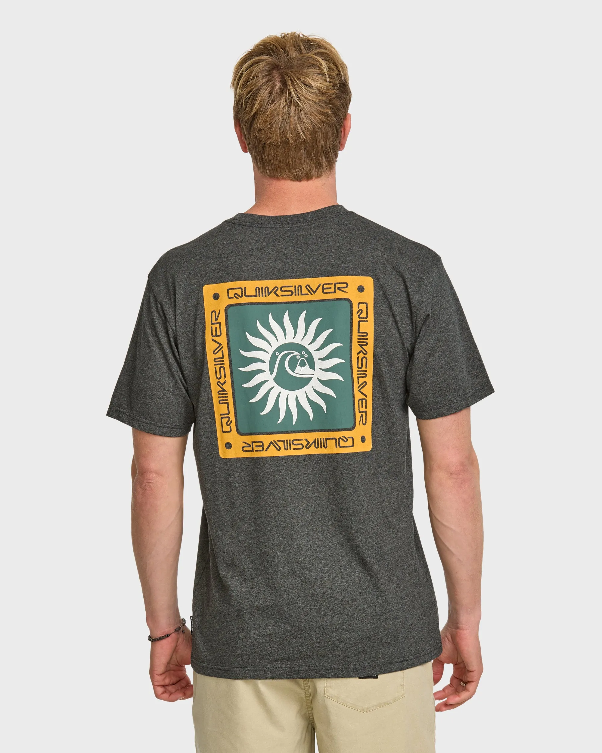 Sun Roots Organic Heather T-Shirt - Silver White Heather sold by Quiksilver product image thumbnail 2