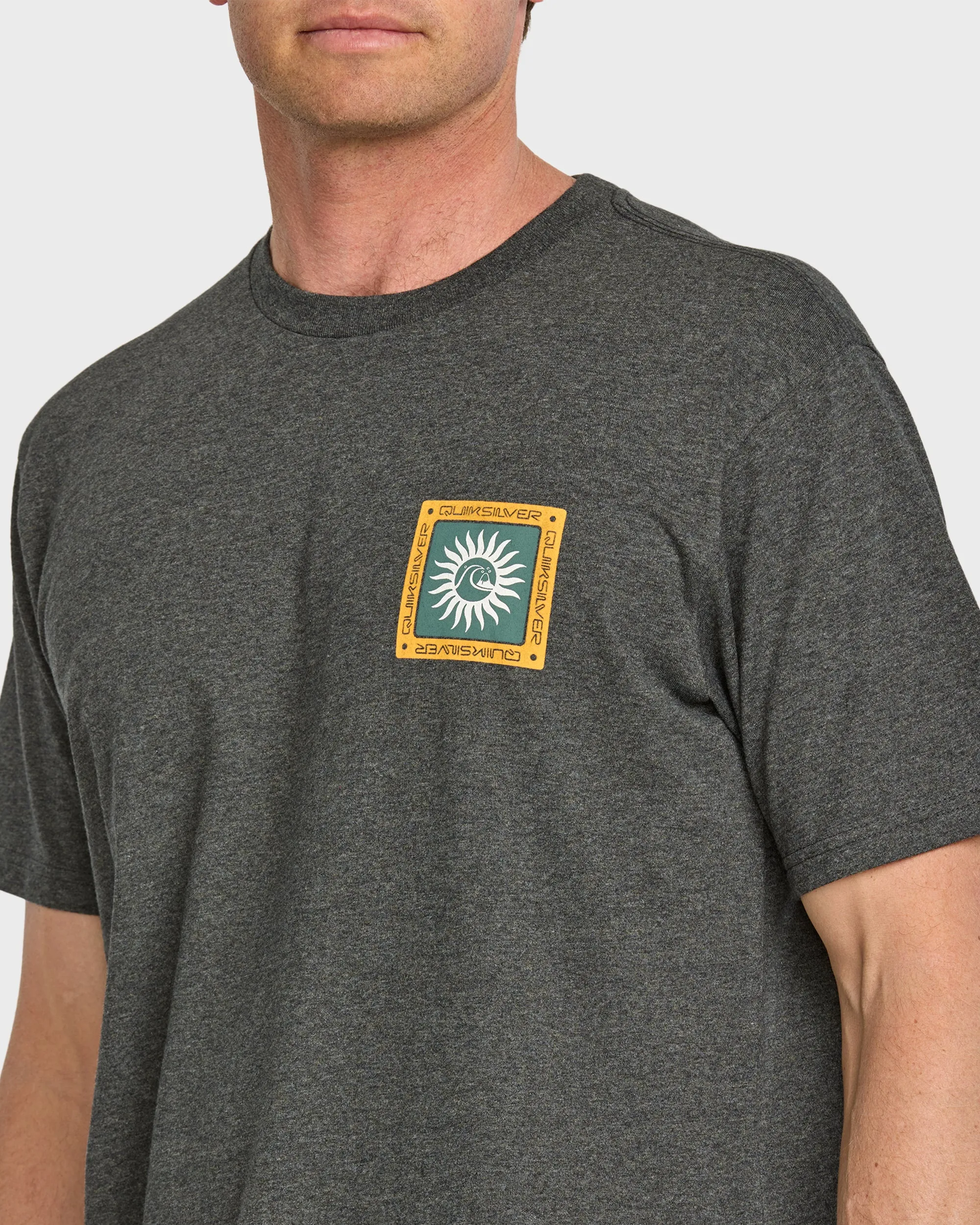 Sun Roots Organic Heather T-Shirt - Silver White Heather sold by Quiksilver product image thumbnail 5