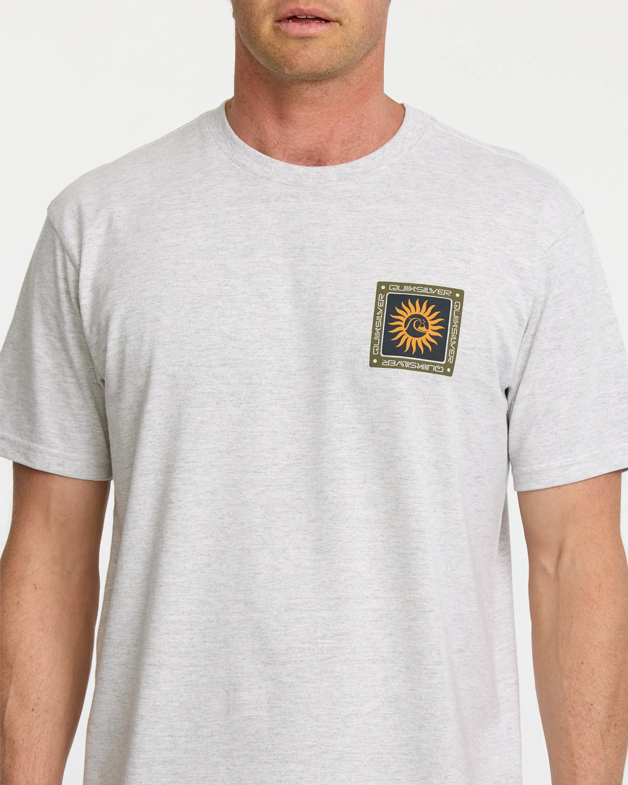 Sun Roots Organic Heather T-Shirt - Charcoal Heather sold by Quiksilver product image thumbnail 5