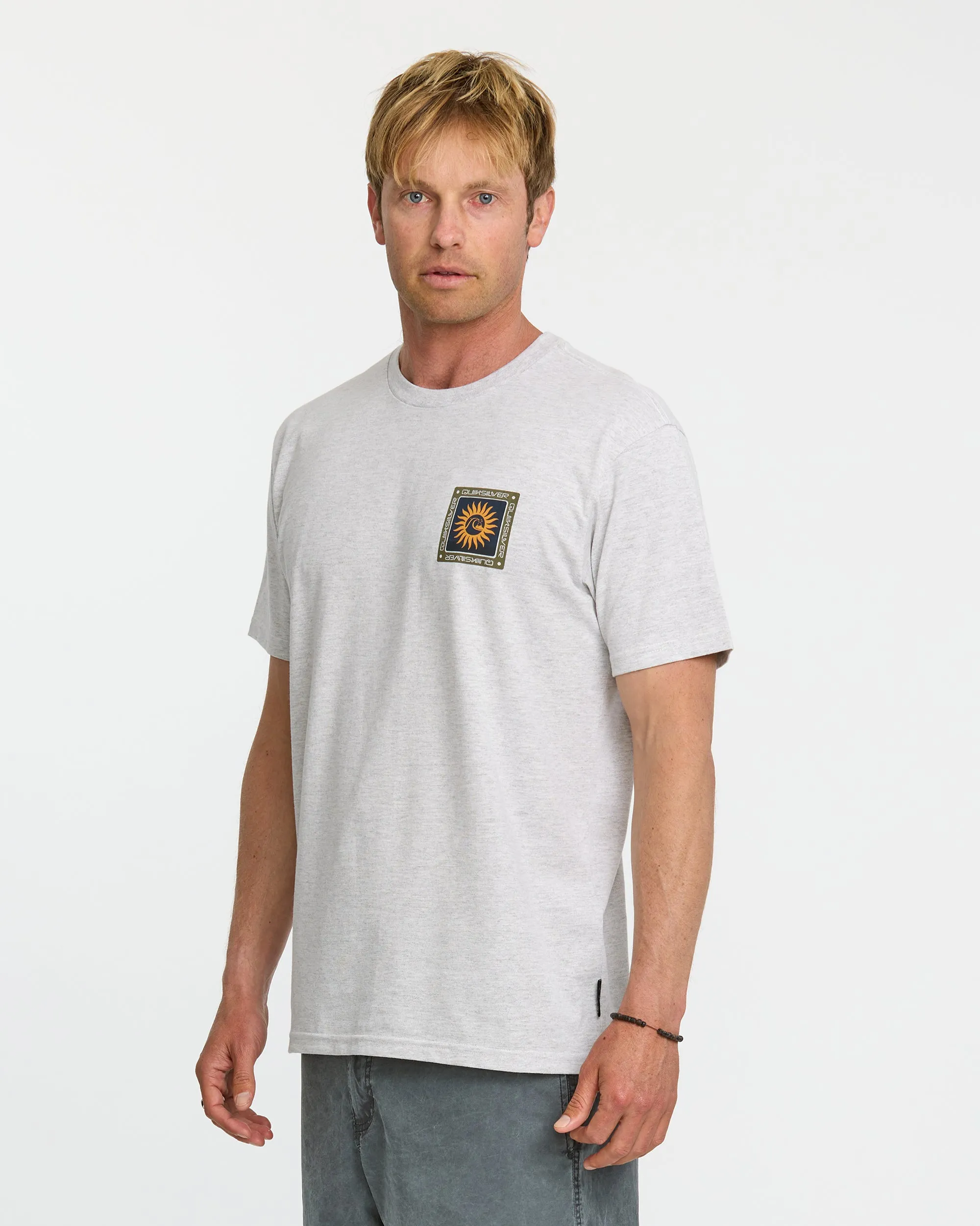 Sun Roots Organic Heather T-Shirt - Charcoal Heather sold by Quiksilver product image thumbnail 4