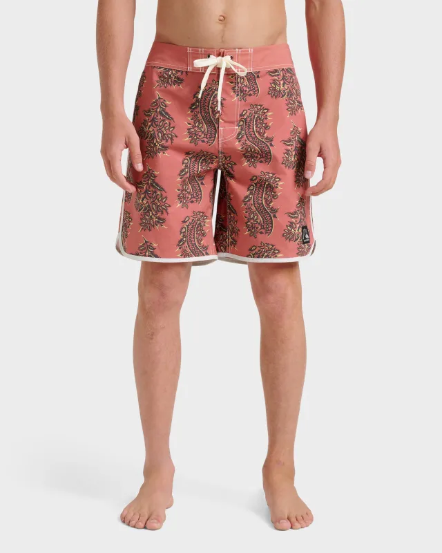 Original Scallop 18" Boardshorts - Mineral Red sold by Quiksilver