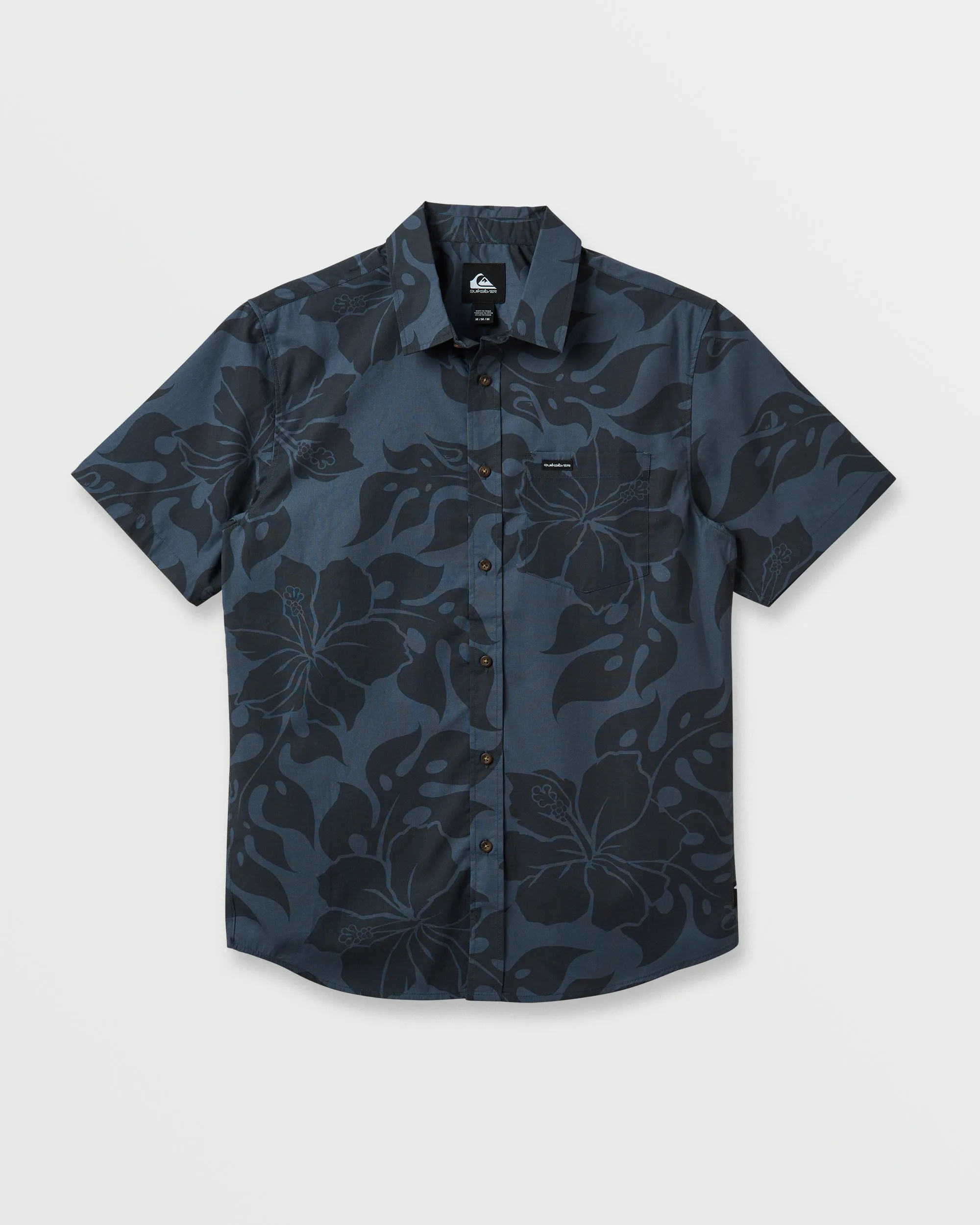 Oceanview Classic Short Sleeve Shirt - Phantom sold by Quiksilver product image thumbnail 5