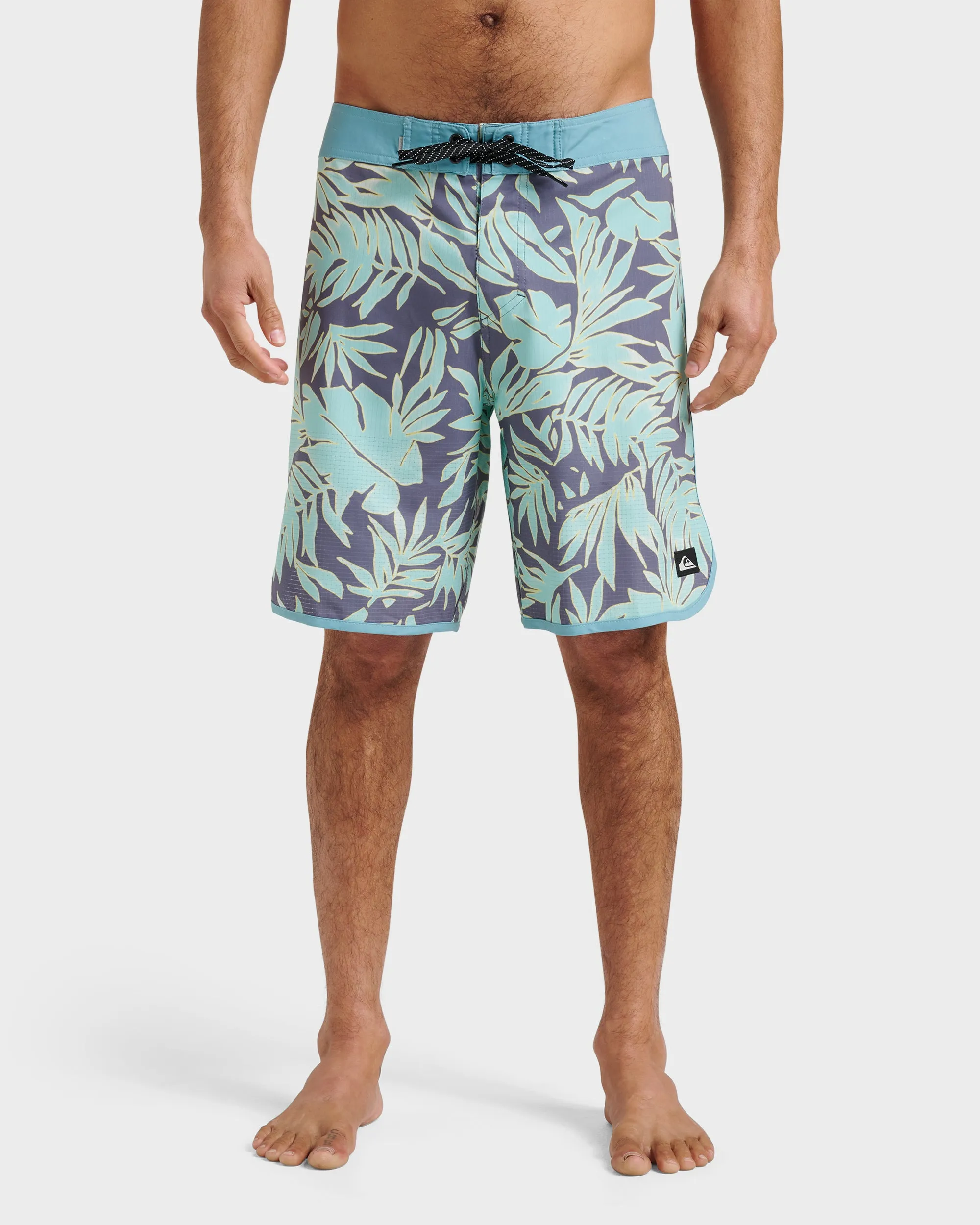 Highline Scallop 19" Boardshorts - Aqua Sky sold by Quiksilver