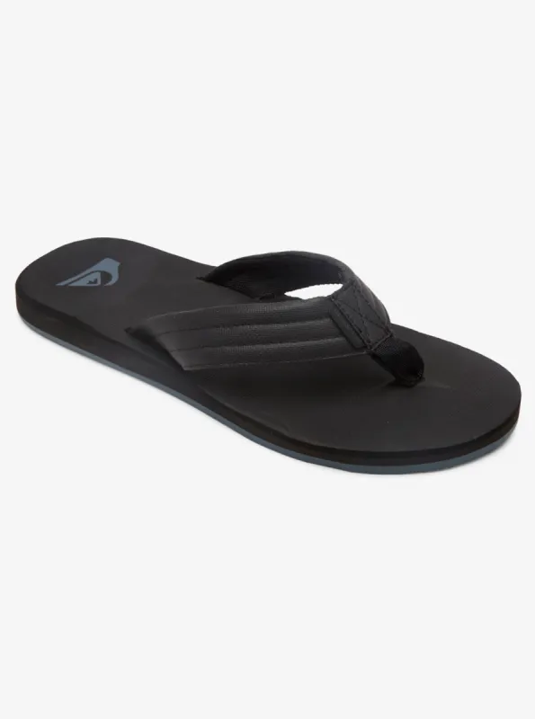 Carving Tropics Sandals - Black/Black/Grey sold by Quiksilver