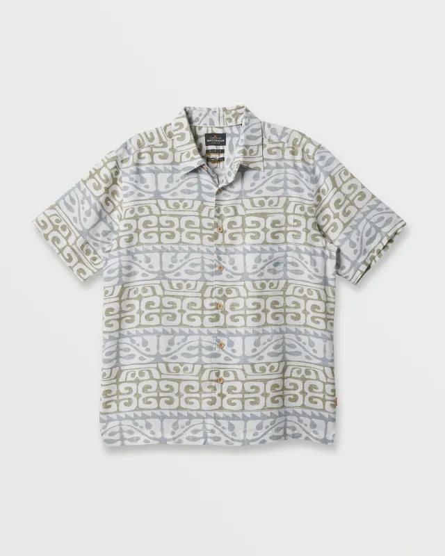 Waterman Stacked Short Sleeve Shirt - Khaki sold by Quiksilver