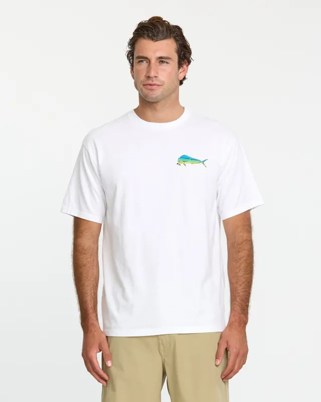 Waterman Quik Hook Classic T-shirt - White sold by Quiksilver