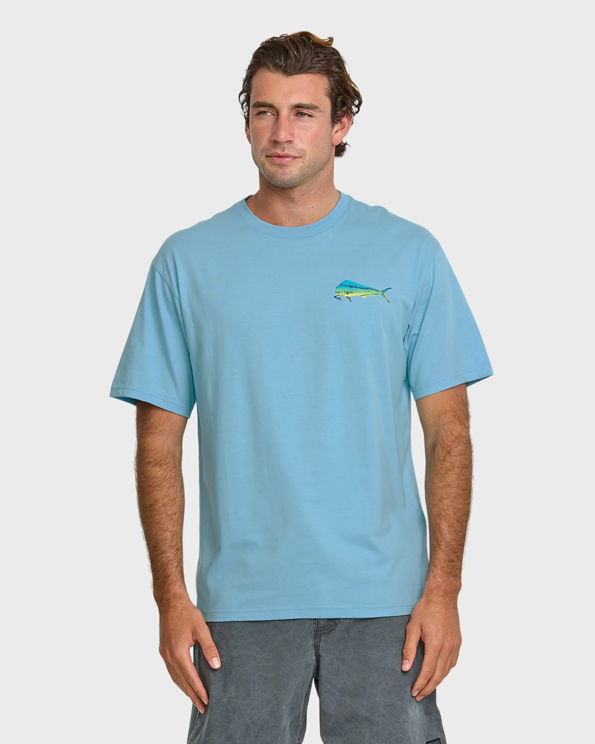 Waterman Quik Hook Classic T-shirt - Cali Blue sold by Quiksilver