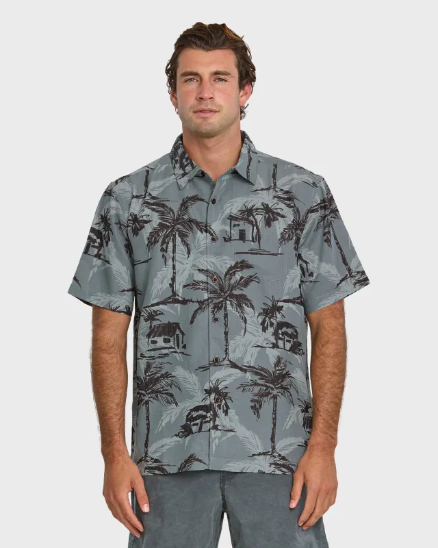 Waterman Off The Grid Shirt - Carbon sold by Quiksilver