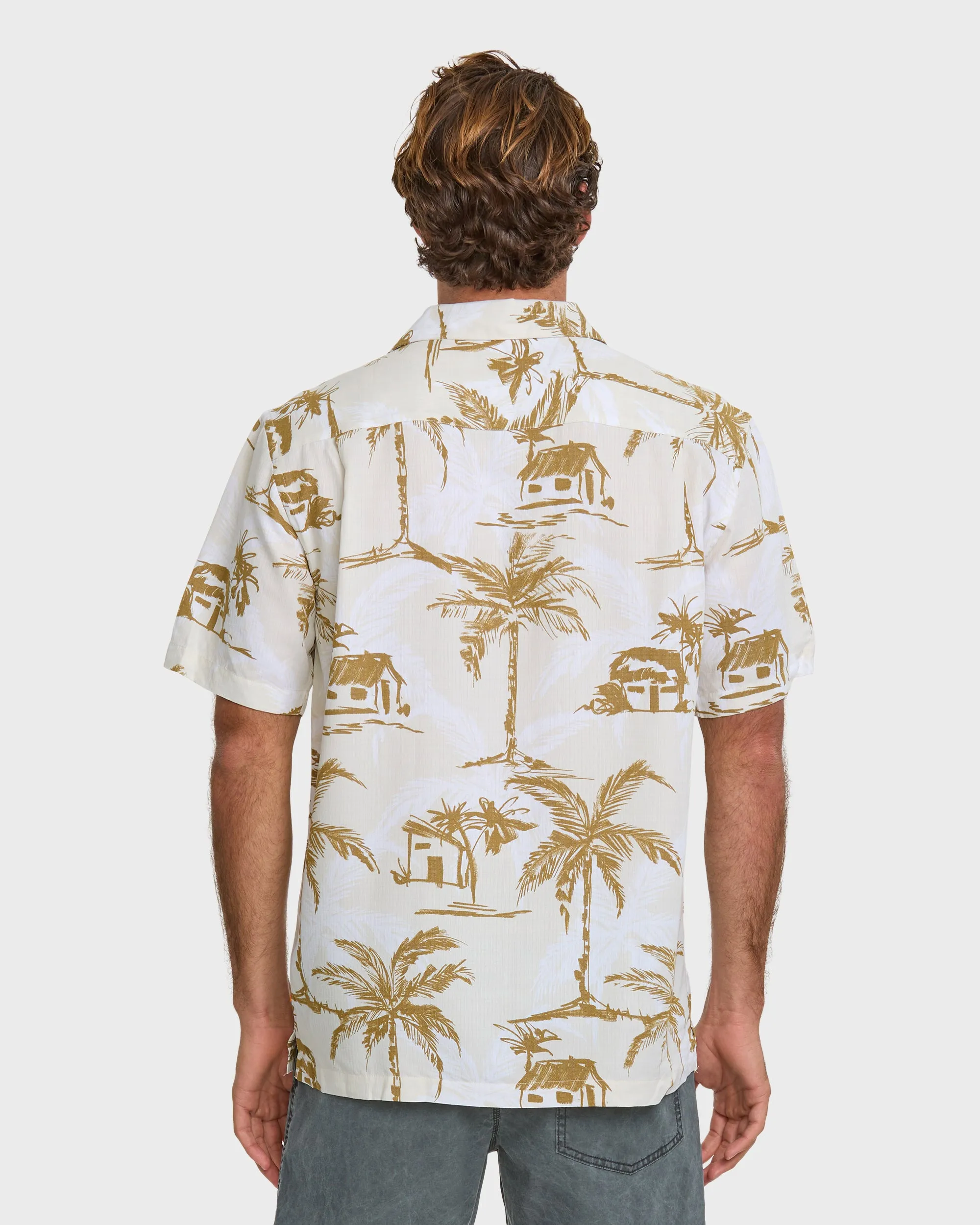Waterman Off The Grid Shirt - Bone White sold by Quiksilver product image thumbnail 2