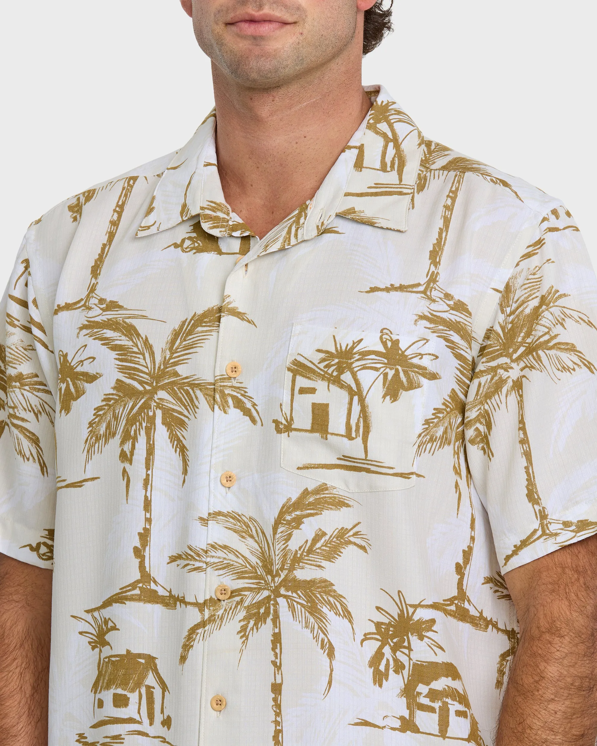 Waterman Off The Grid Shirt - Bone White sold by Quiksilver product image thumbnail 5