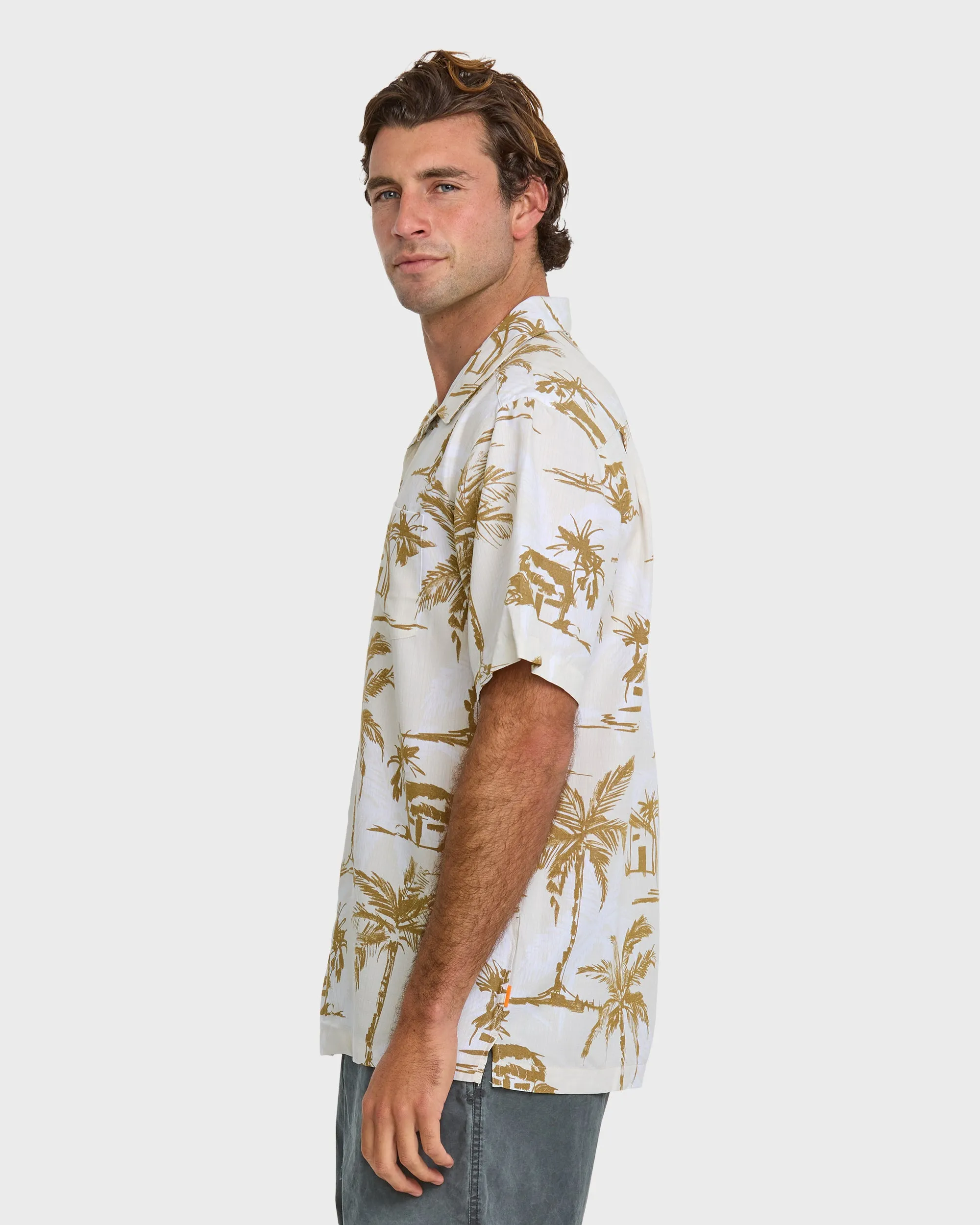 Waterman Off The Grid Shirt - Bone White sold by Quiksilver product image thumbnail 4