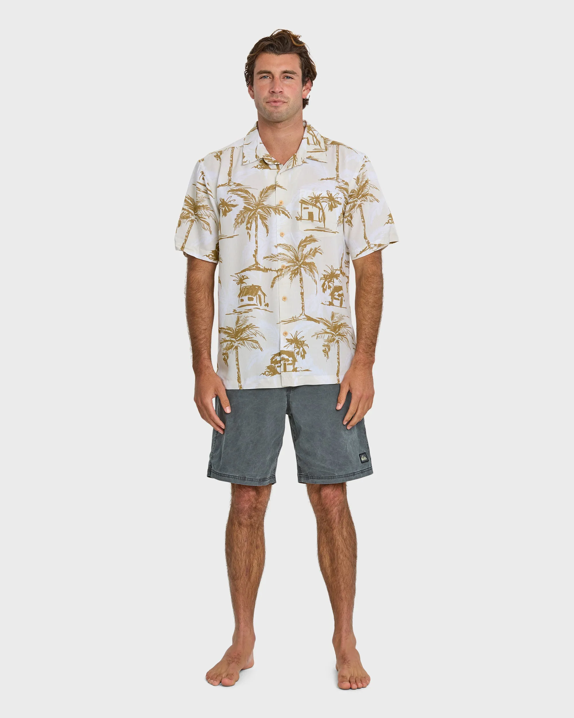 Waterman Off The Grid Shirt - Bone White sold by Quiksilver product image thumbnail 3