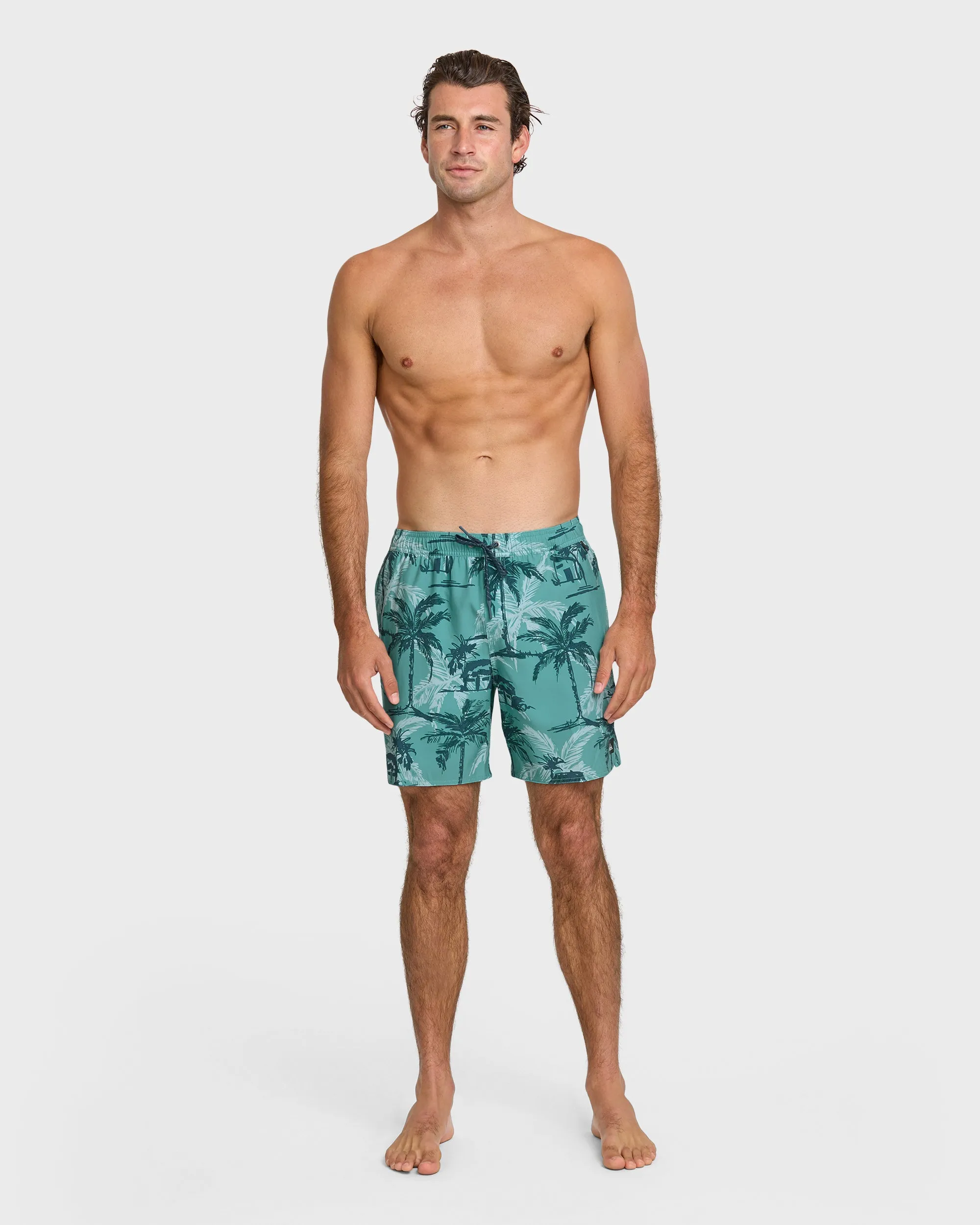 Waterman Off The Grid 17" Swim Trunks - Aqua sold by Quiksilver product image thumbnail 3