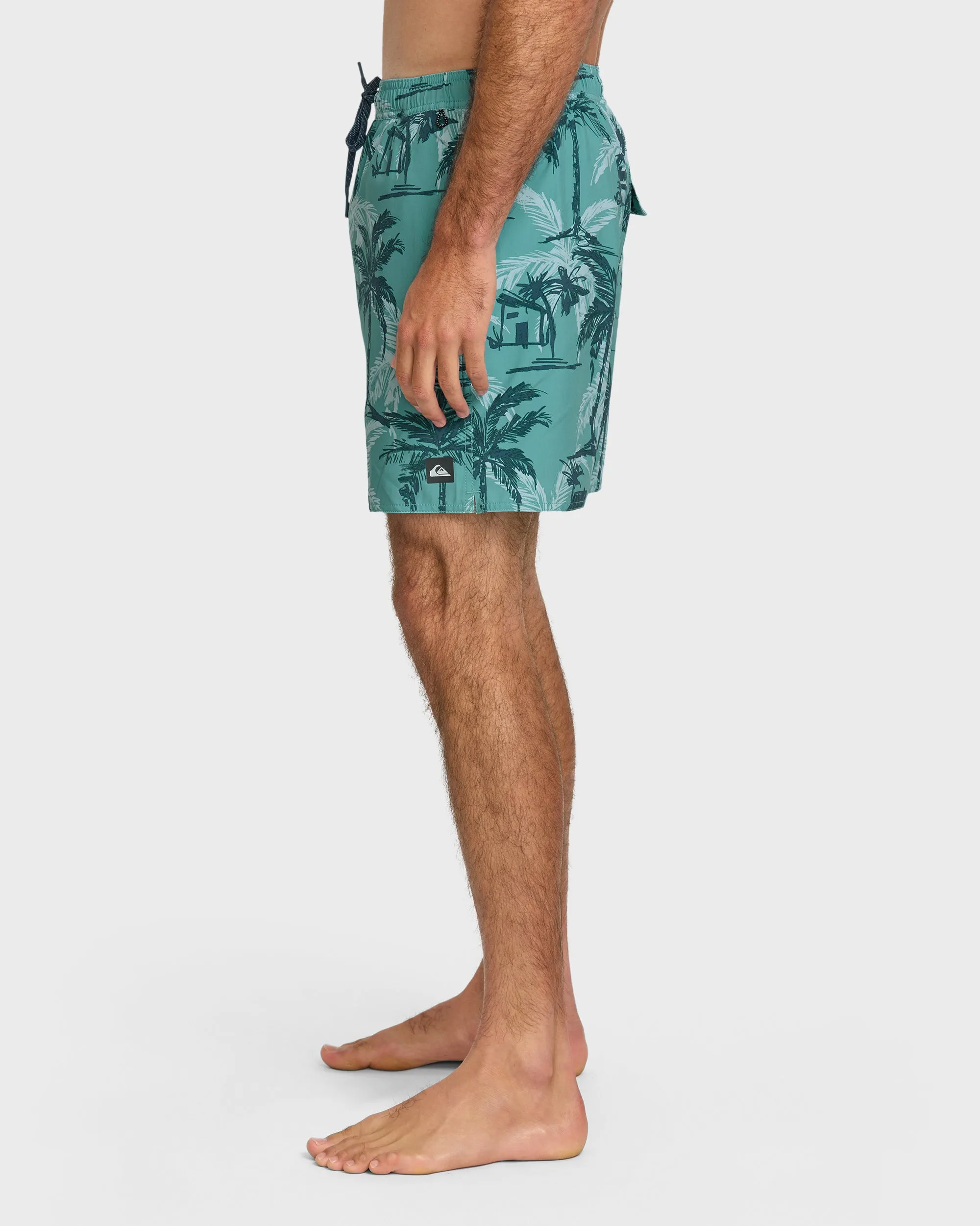 Waterman Off The Grid 17" Swim Trunks - Aqua sold by Quiksilver product image thumbnail 4