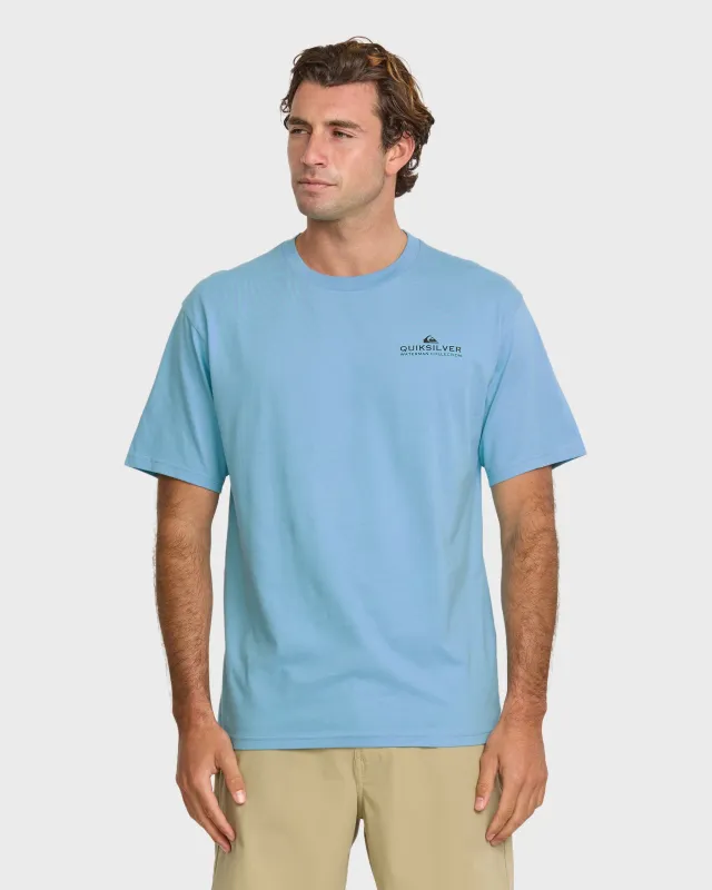 Waterman Fishing Trip Classic T-shirt - Cali Blue sold by Quiksilver