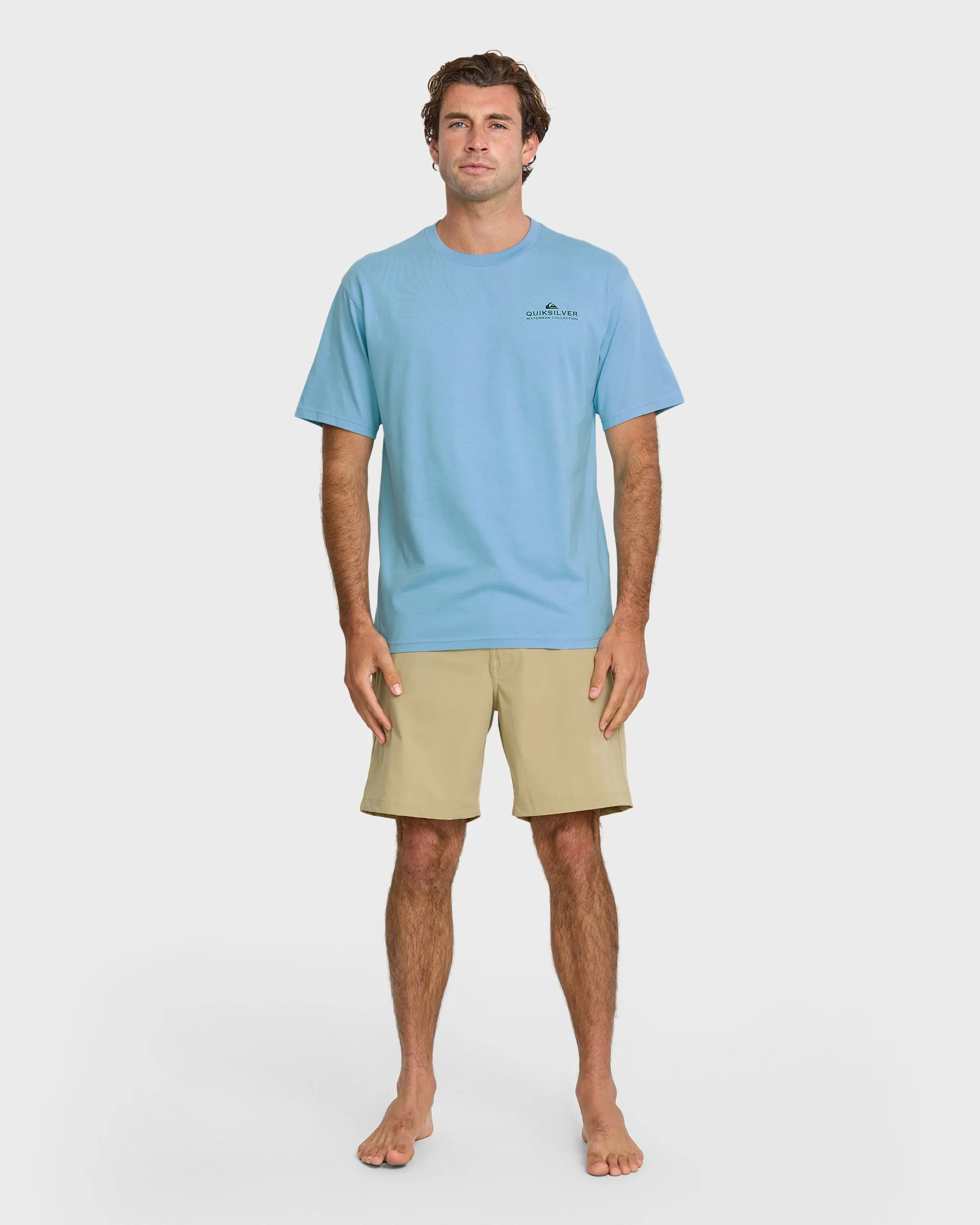Waterman Fishing Trip Classic T-shirt - Cali Blue sold by Quiksilver product image thumbnail 3