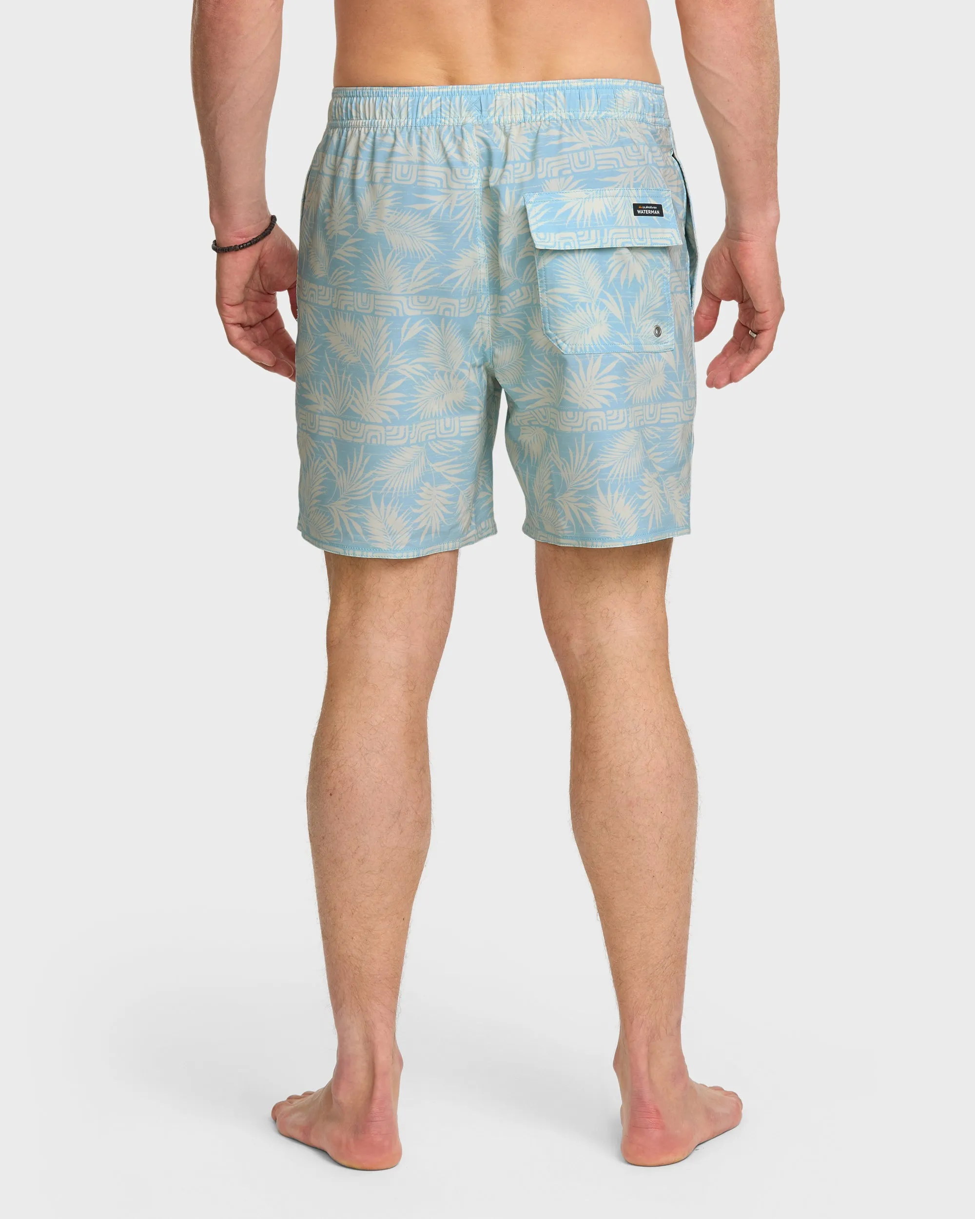 Waterman Fern Garden 17" Swim Trunks - Beach Blue sold by Quiksilver product image thumbnail 2