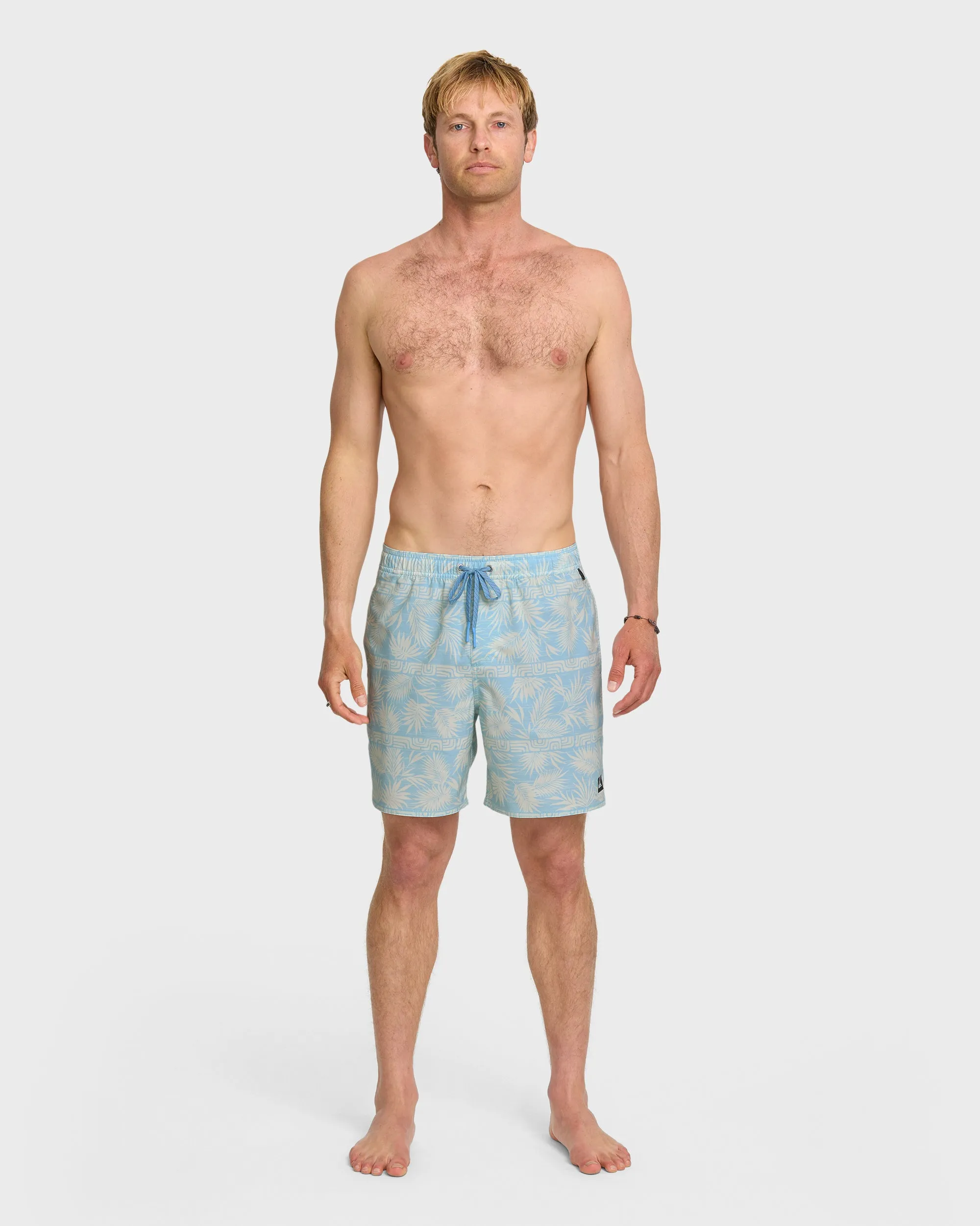 Waterman Fern Garden 17" Swim Trunks - Beach Blue sold by Quiksilver product image thumbnail 3