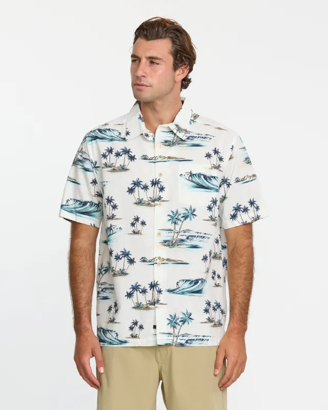 Waterman Day Dreamin' Shirt - White sold by Quiksilver